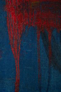 Untitled (Red on Blue)