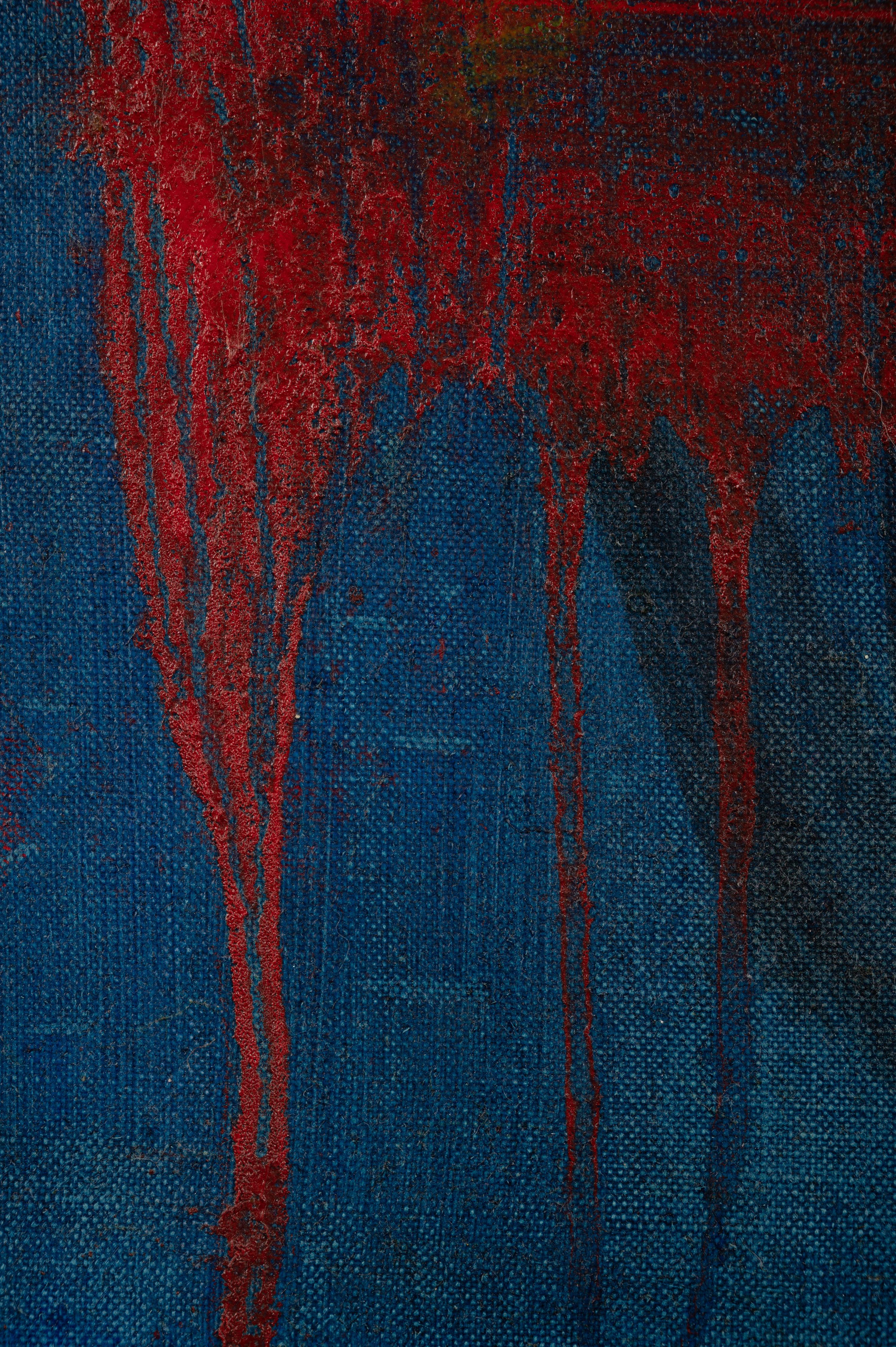 Untitled (Red on Blue)