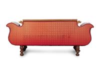 A Classical Carved Mahogany Sofa