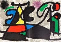 Joan Miró, (Spanish, 1893-1983), Derriere le miroir, Nos. 151-152, 186, 193-194, 203 (a group of 4)