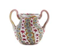 A Venetian Millefiori Glass Vase Height 3 3/4 inches. — 20TH CENTURY