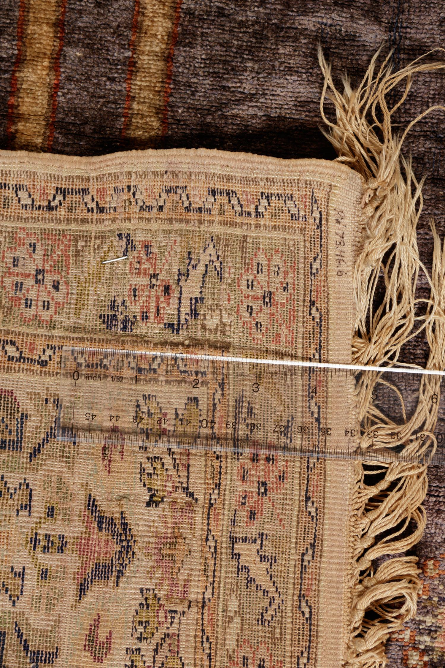 A Turkish Silk Prayer Rug