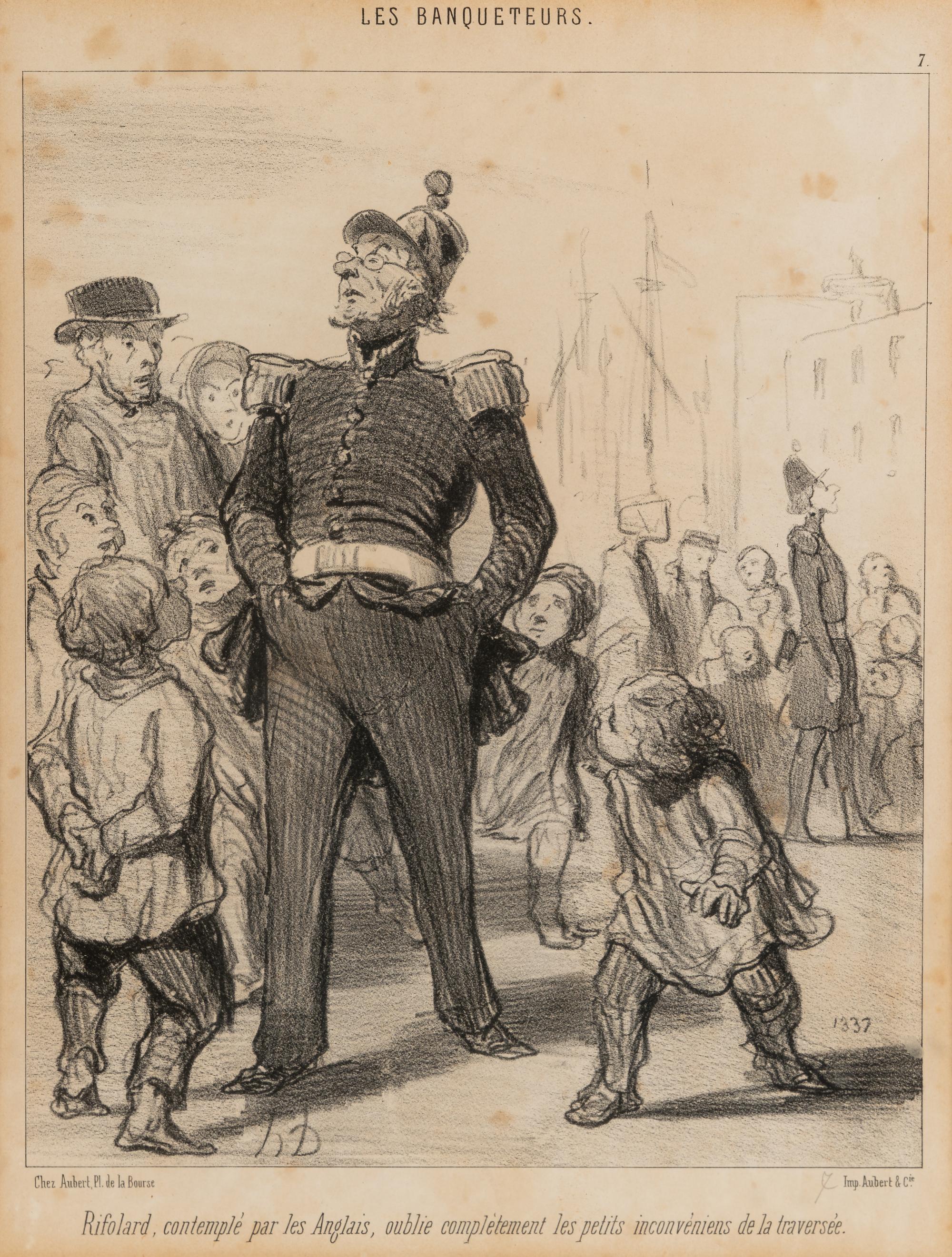 Les Banqueteurs and Fantaisies (a pair of prints)