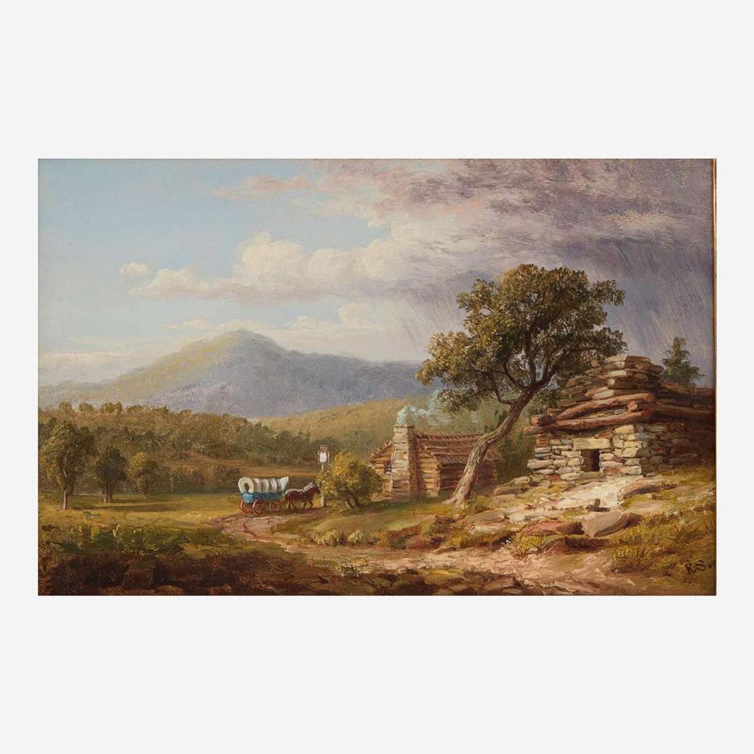 Russell Smith (American, 1812–1896) Cabin in the Meadow