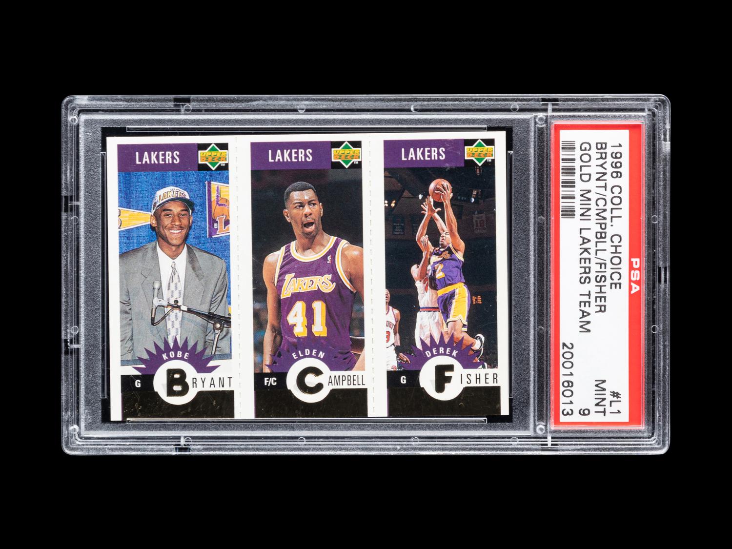 A Group of 1996-97 Upper Deck Collector's Choice Kobe Bryant Rookie Basketball Cards,