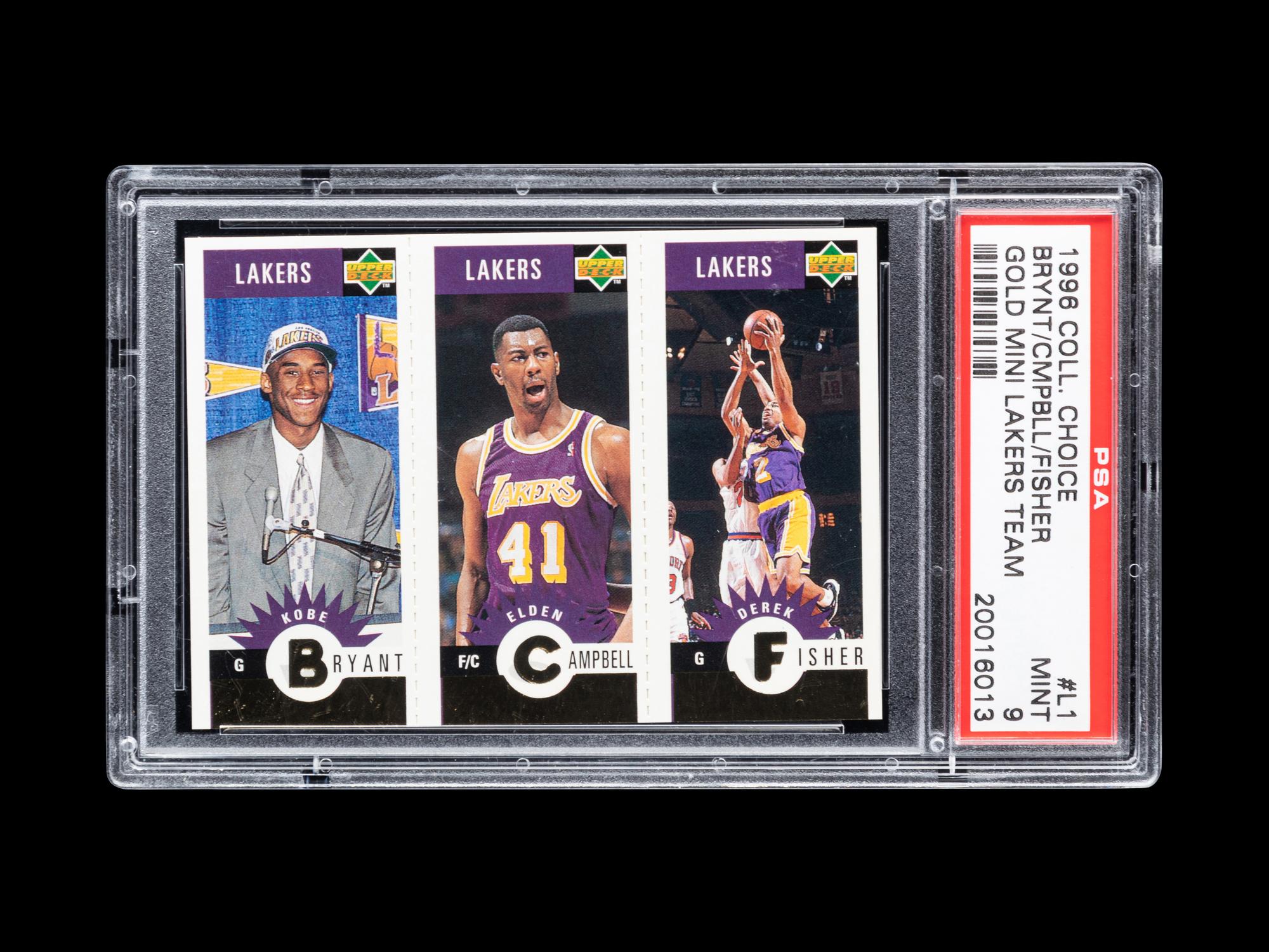 A Group of 1996-97 Upper Deck Collector's Choice Kobe Bryant Rookie Basketball Cards,