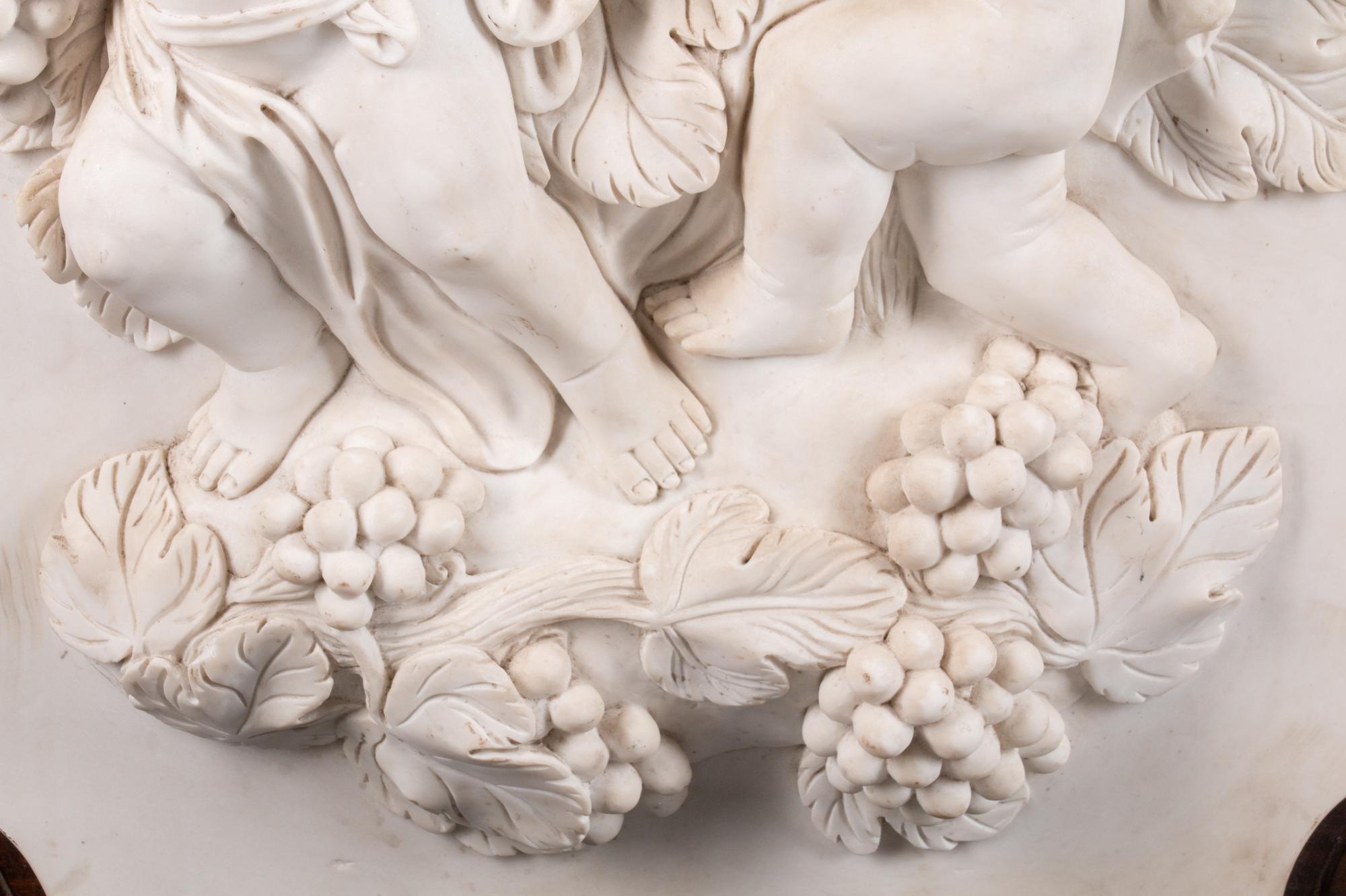 A Pair of Italian Marble Plaques