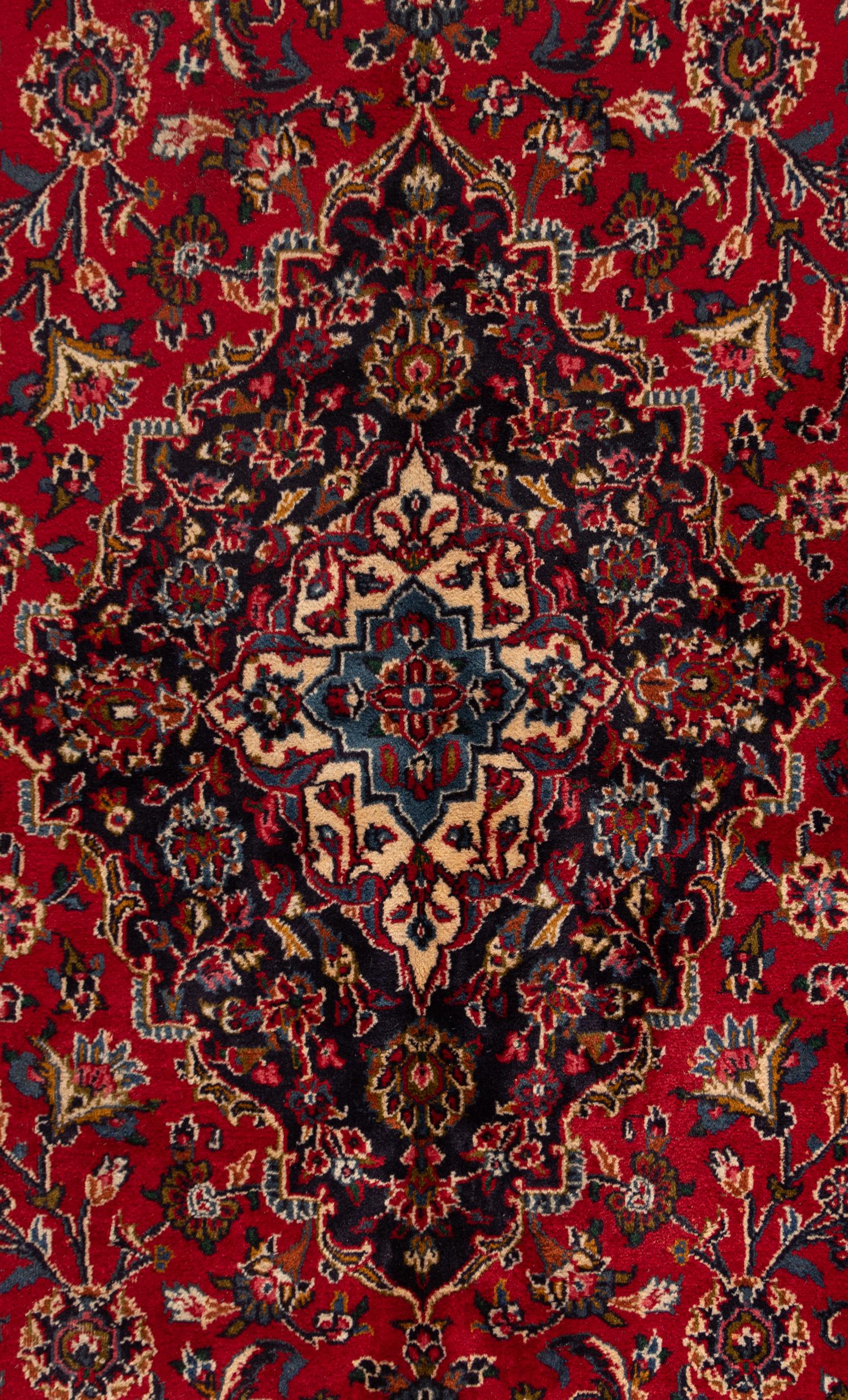 A Kashan Wool Rug