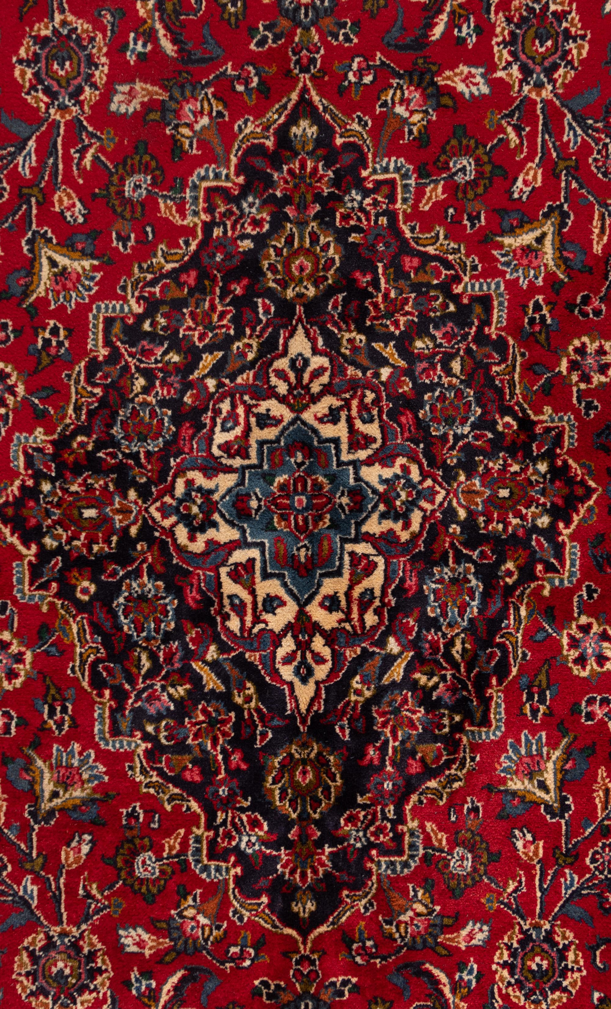 A Kashan Wool Rug