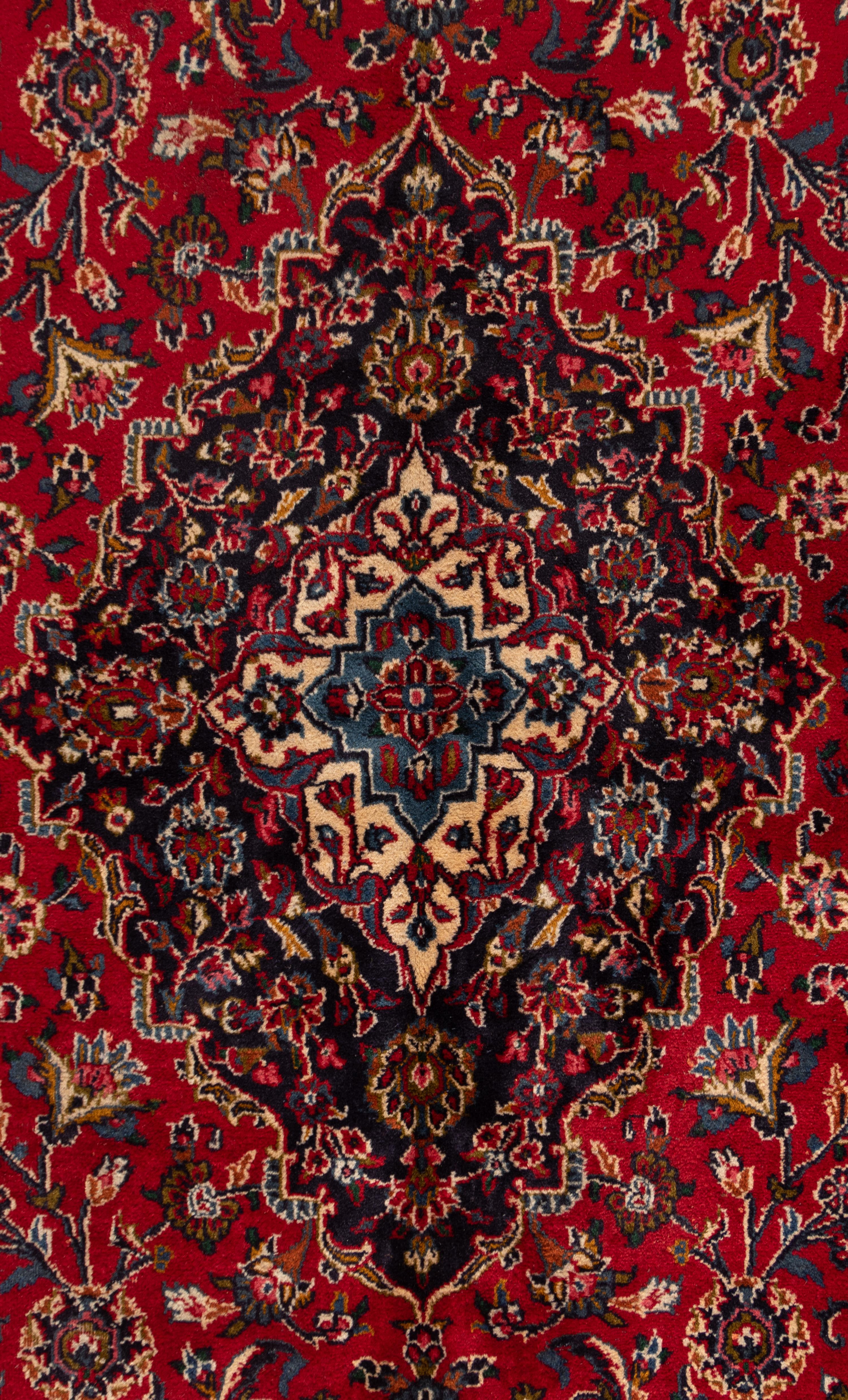 A Kashan Wool Rug
