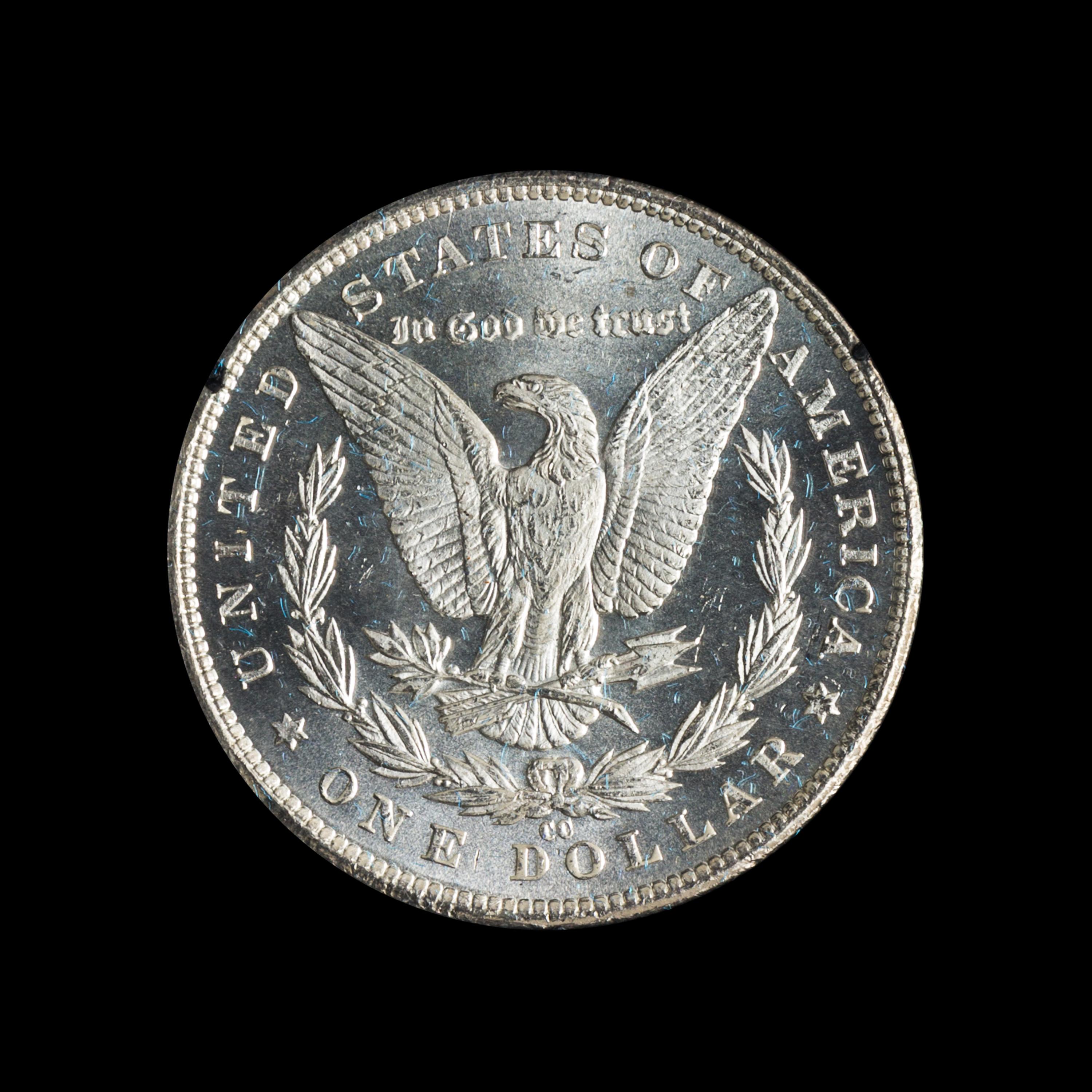 A United States 1885-CC GSA: Morgan Silver Dollar Coin