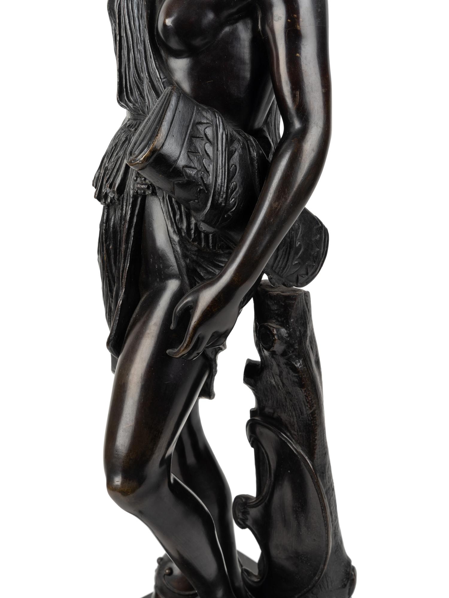 A Continental Bronze Figure of the "Mattei Type" After Phidias