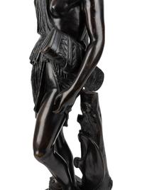 A Continental Bronze Figure of the "Mattei Type" After Phidias