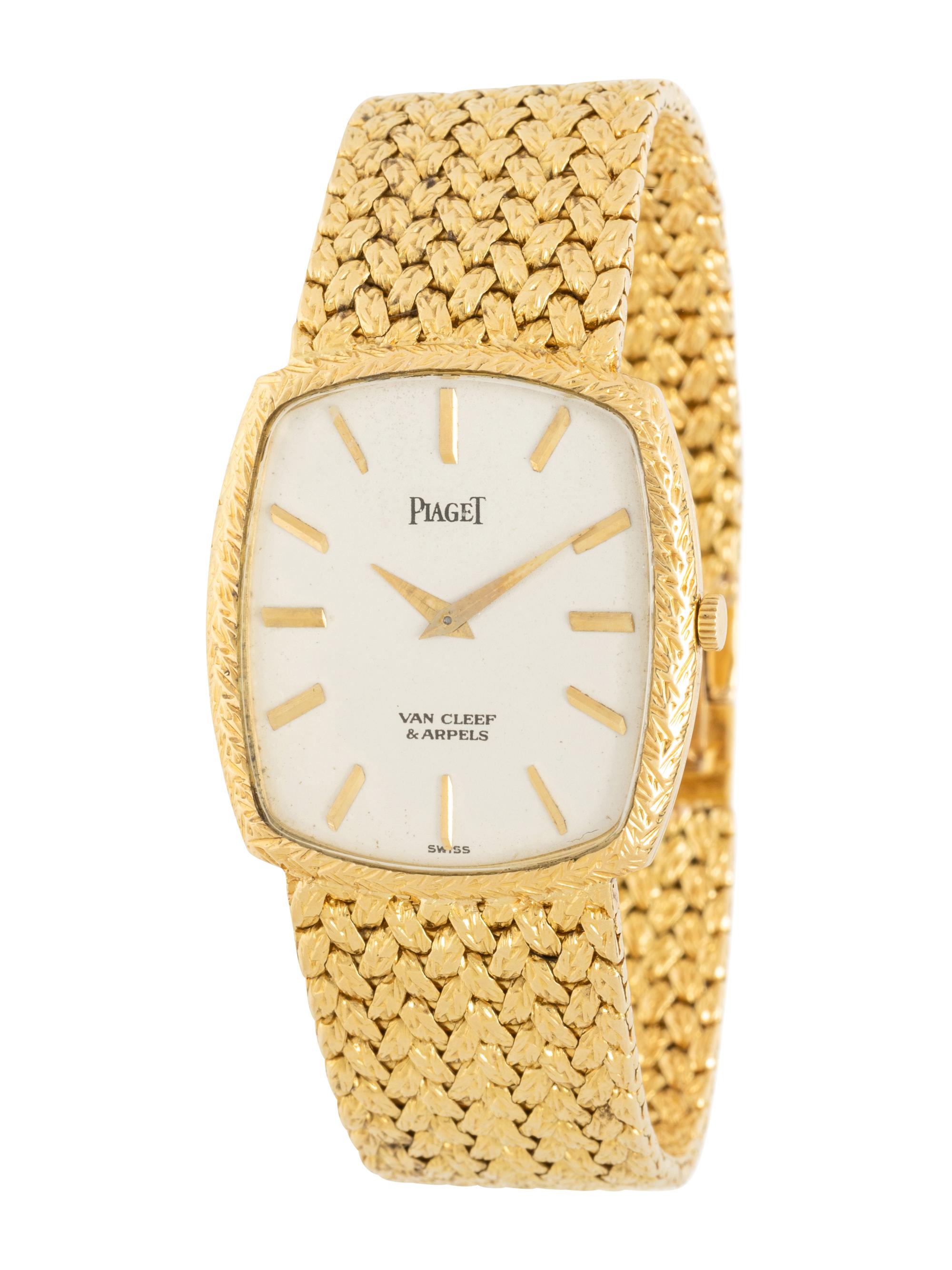 PIAGET FOR VAN CLEEF & ARPELS, REF. 9741D2 18K YELLOW GOLD WATCH