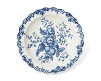 A Collection of Worcester Soft-Paste Porcelain "Pinecone" Table Articles