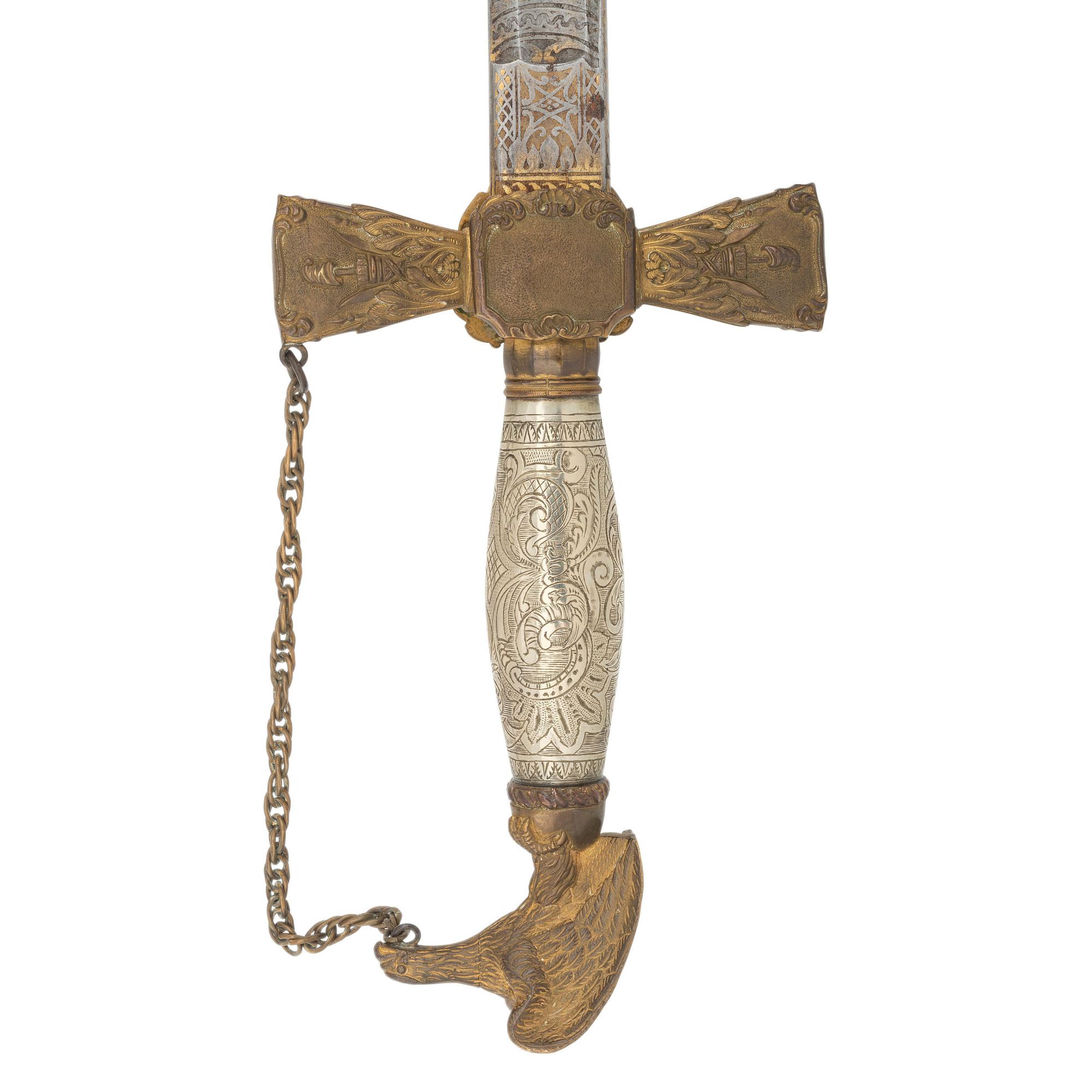 Pre-Civil War Silver Hilted Eagle Pommel Militia Presentation Sword of John Starkweather - Milwaukee Light Guard and later Civil War General