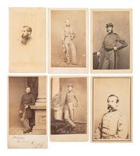 [CIVIL WAR]. A group of 20 CDVs of identified members of the 7th New York State Militia, incl. MOH recipient Rufus King.