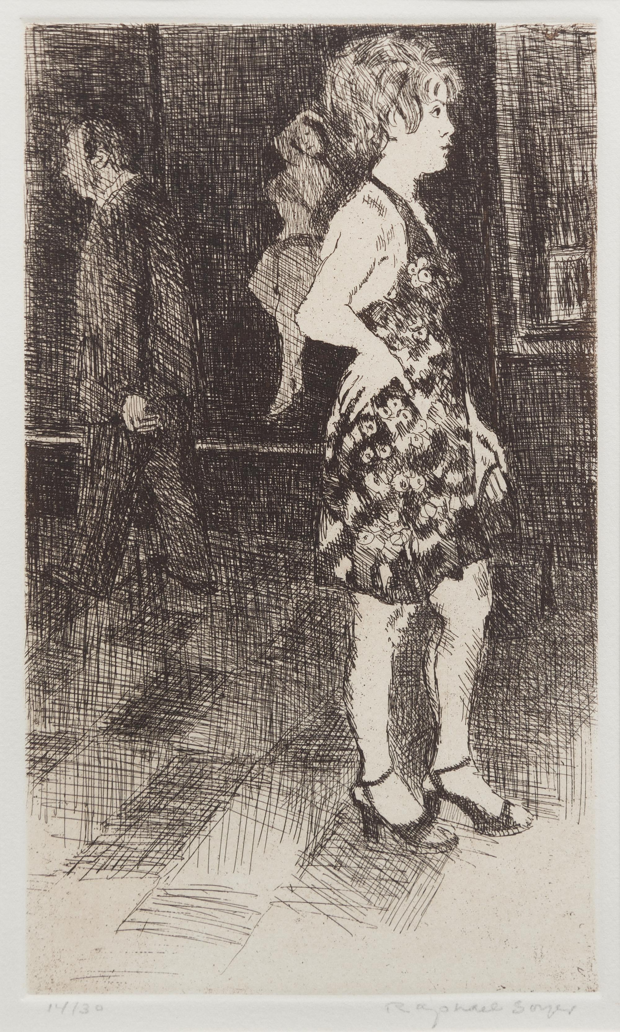 Raphael Soyer, (American, 1899-1987), Untitled (a collection of four works)