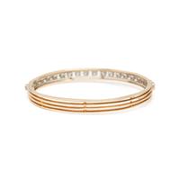 DIAMOND AND YELLOW GOLD BANGLE BRACELET