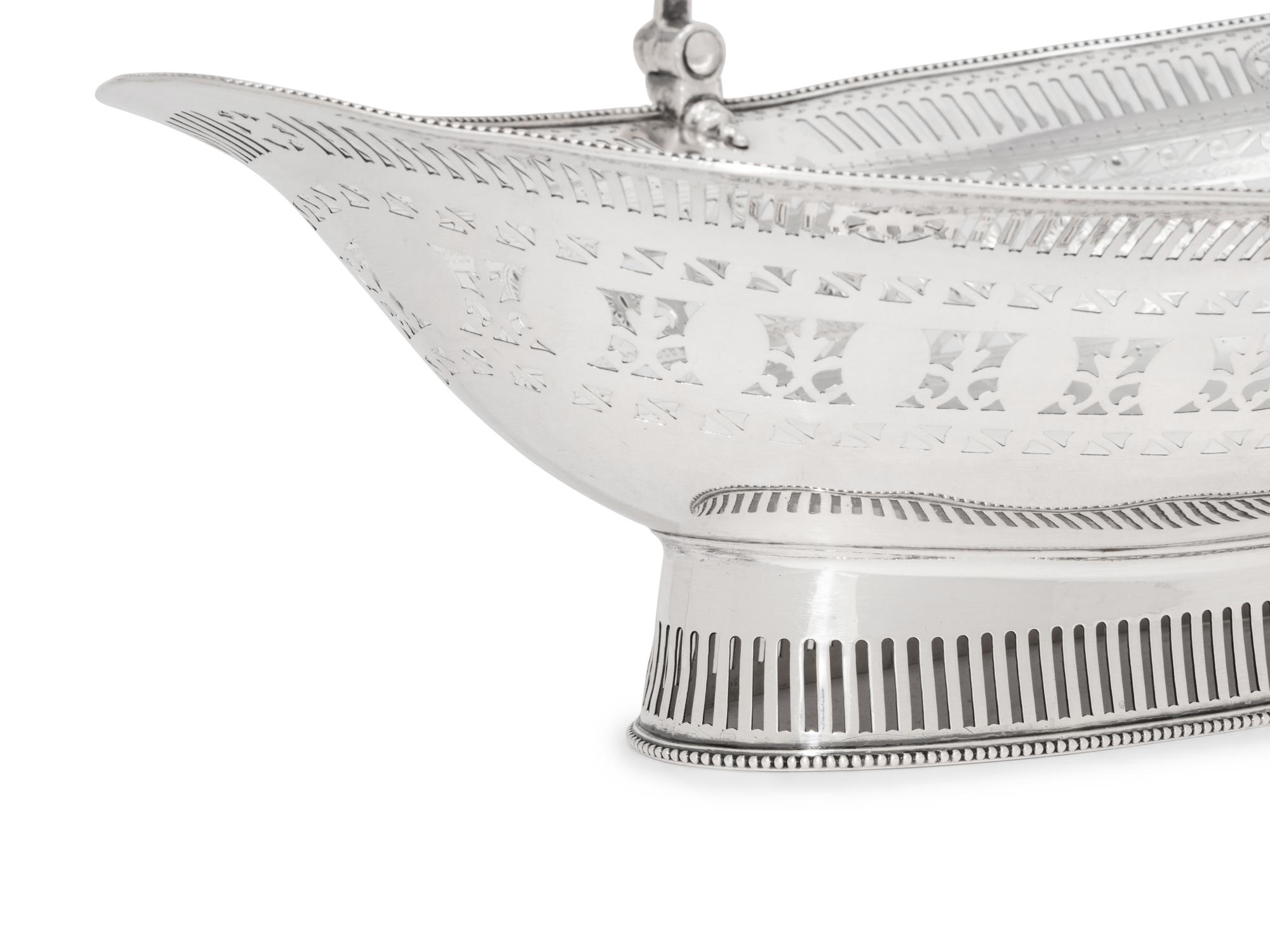 A George III Silver Centerpiece Basket