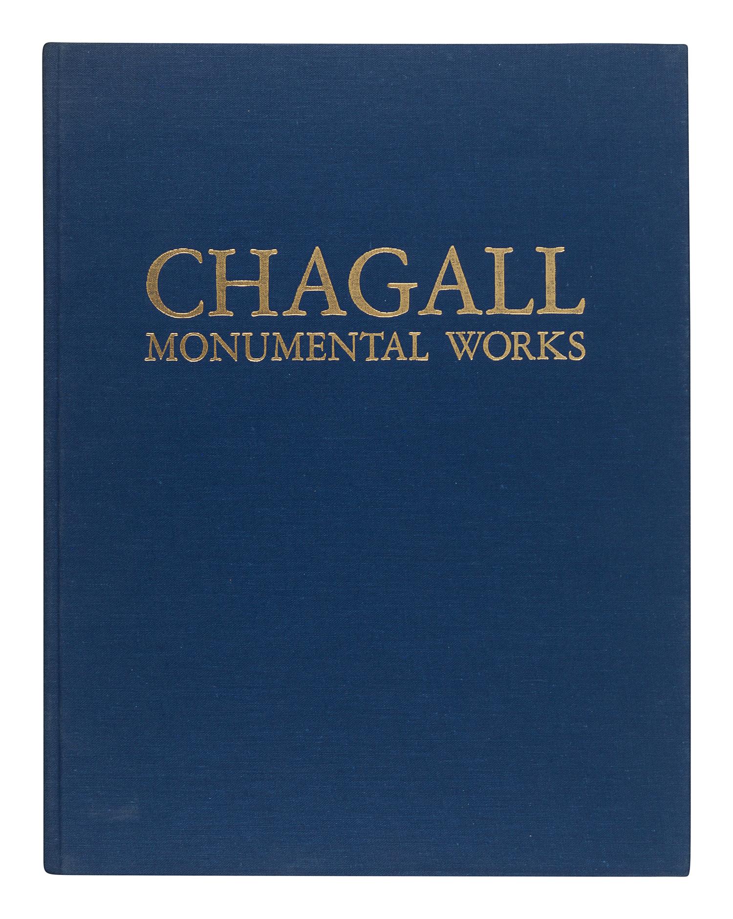 CHAGALL, Marc (1887-1995). – DI SAN LAZARRO, Gualtieri, editor. Chagall Monumental Works: Special Issue of XX Siecle Review. New York: Tudor Publishing Company, 1973.