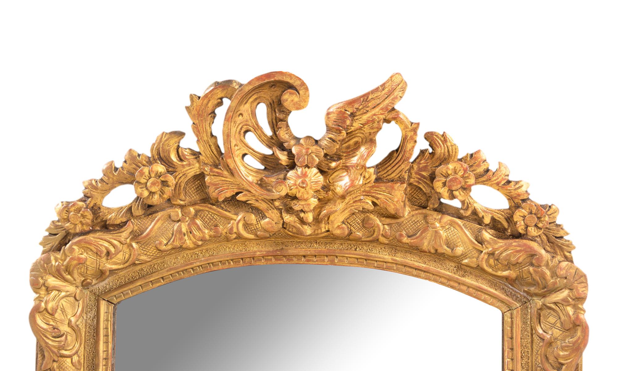 A Régence Style Giltwood Mirror