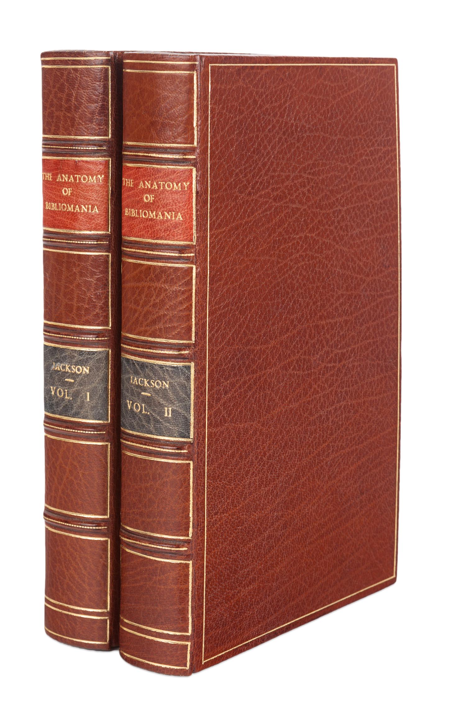 [BAYNTUN BINDING]. JACKSON, Holbrook (1874-1948). The Anatomy of Bibliomania . London: The Soncino Press, 1930-1931.