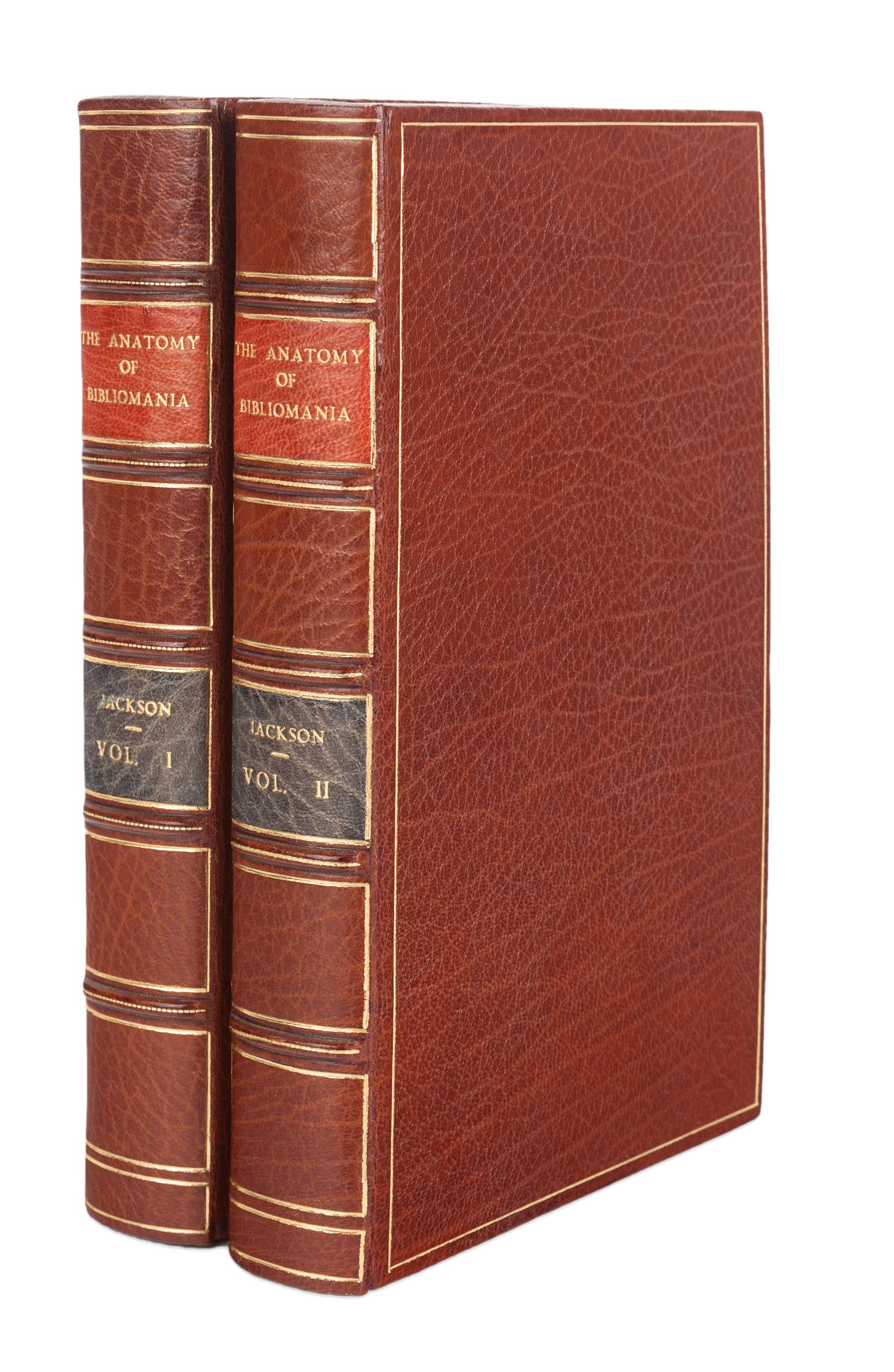 [BAYNTUN BINDING]. JACKSON, Holbrook (1874-1948). The Anatomy of Bibliomania . London: The Soncino Press, 1930-1931.