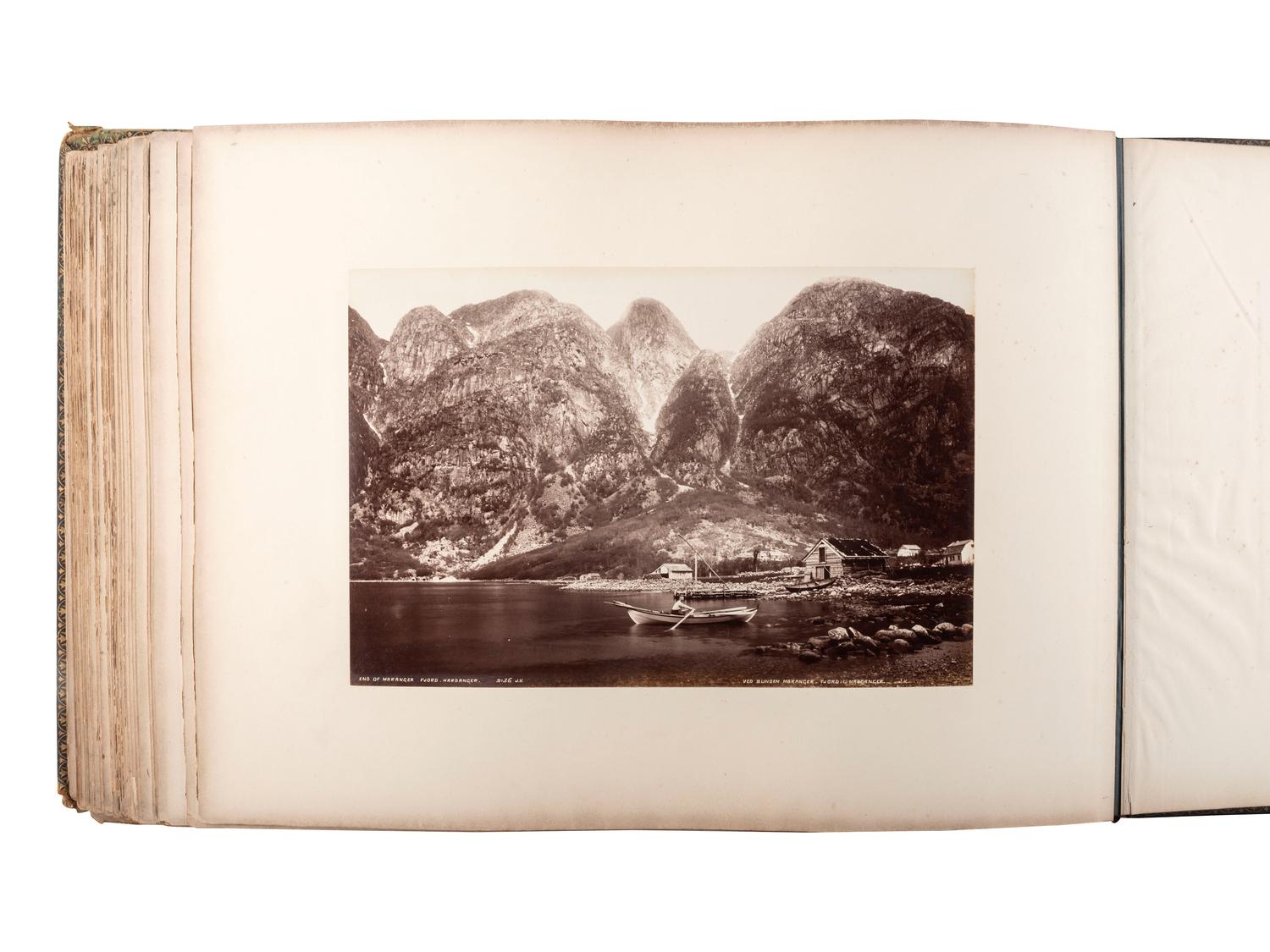 [EARLY PHOTOGRAPHY]. 5 albums with photographs of Europe and Australia.