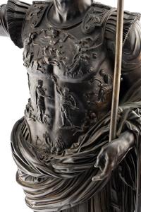 An Italian Bronze Model of Augustus of Prima Porta