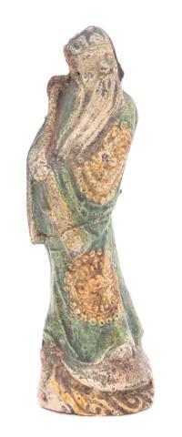 A Chinese Mud Figure Height 6 3/8 inches. — 19TH CENTURY