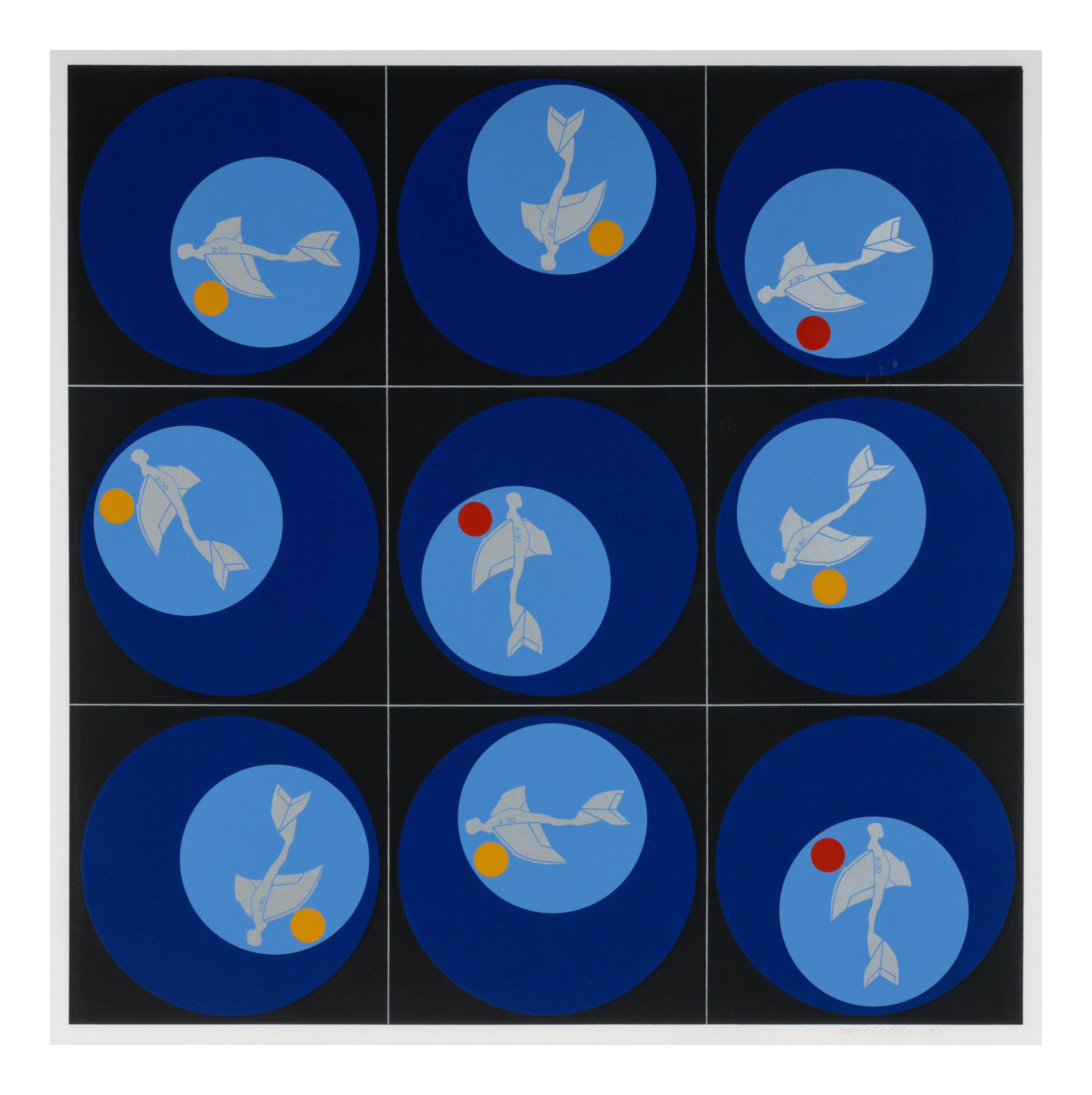 Four works from Shadows, Planes, and Targets , 1971