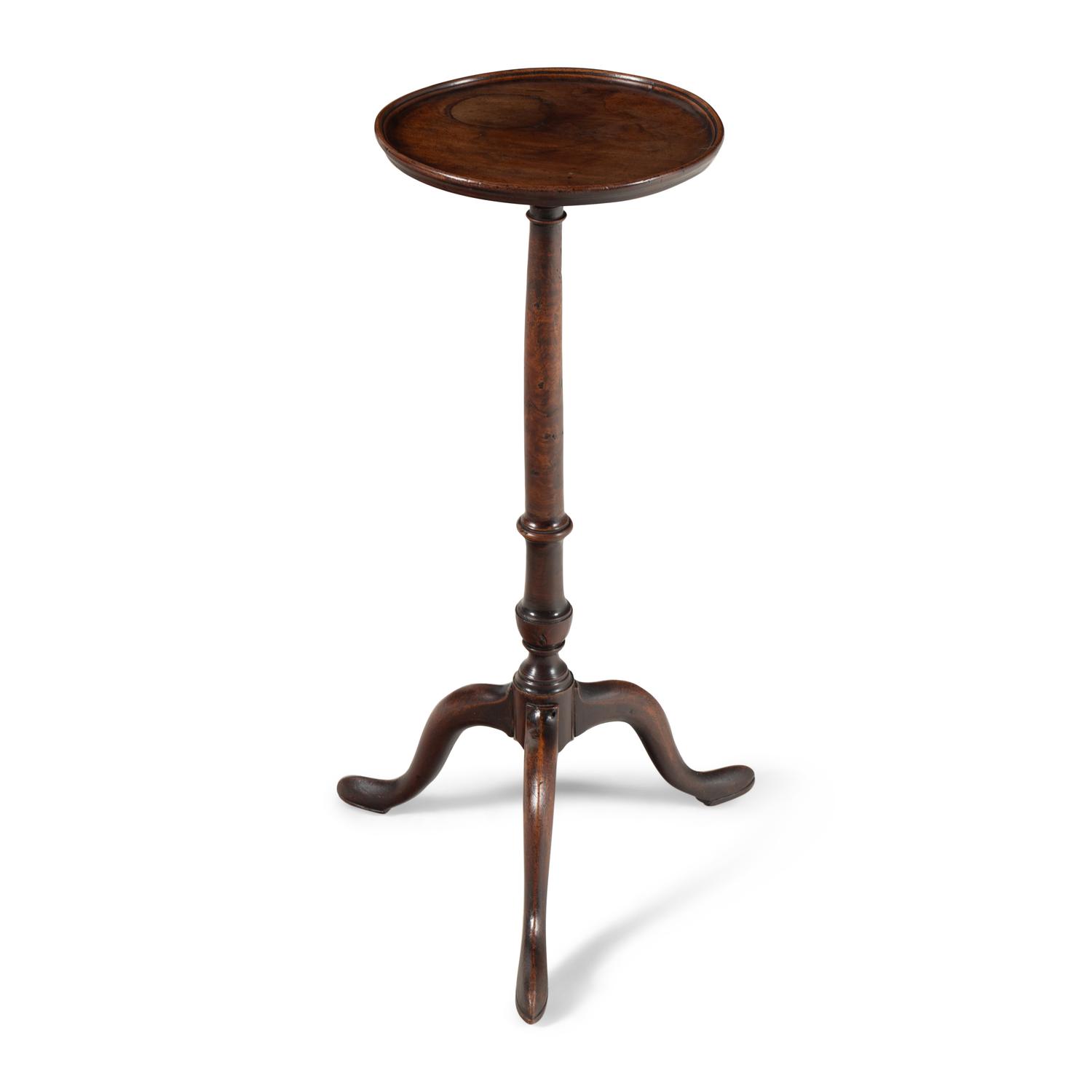 A George III Mahogany Candle Stand