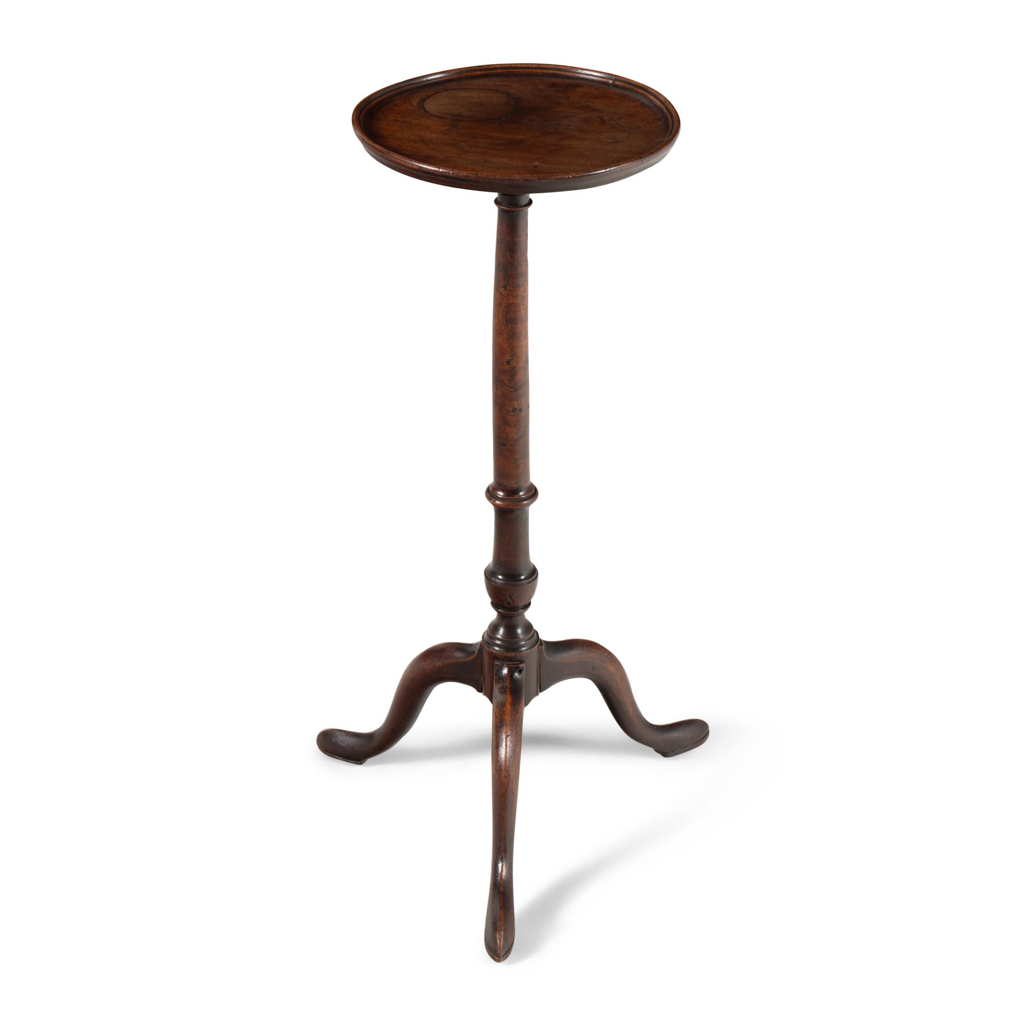 A George III Mahogany Candle Stand