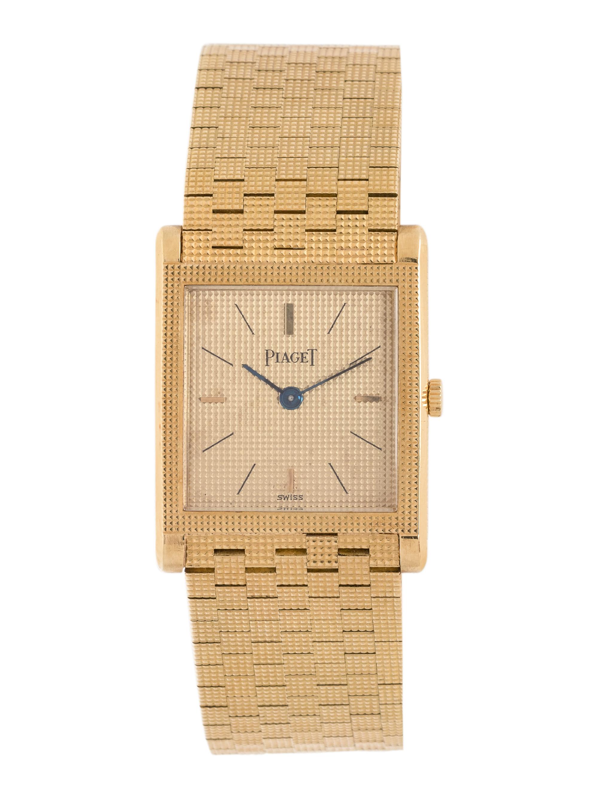 PIAGET, 18K YELLOW GOLD WRISTWATCH