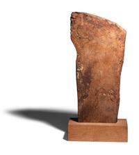 An Egyptian Painted Wood Sarcophagus Fragment