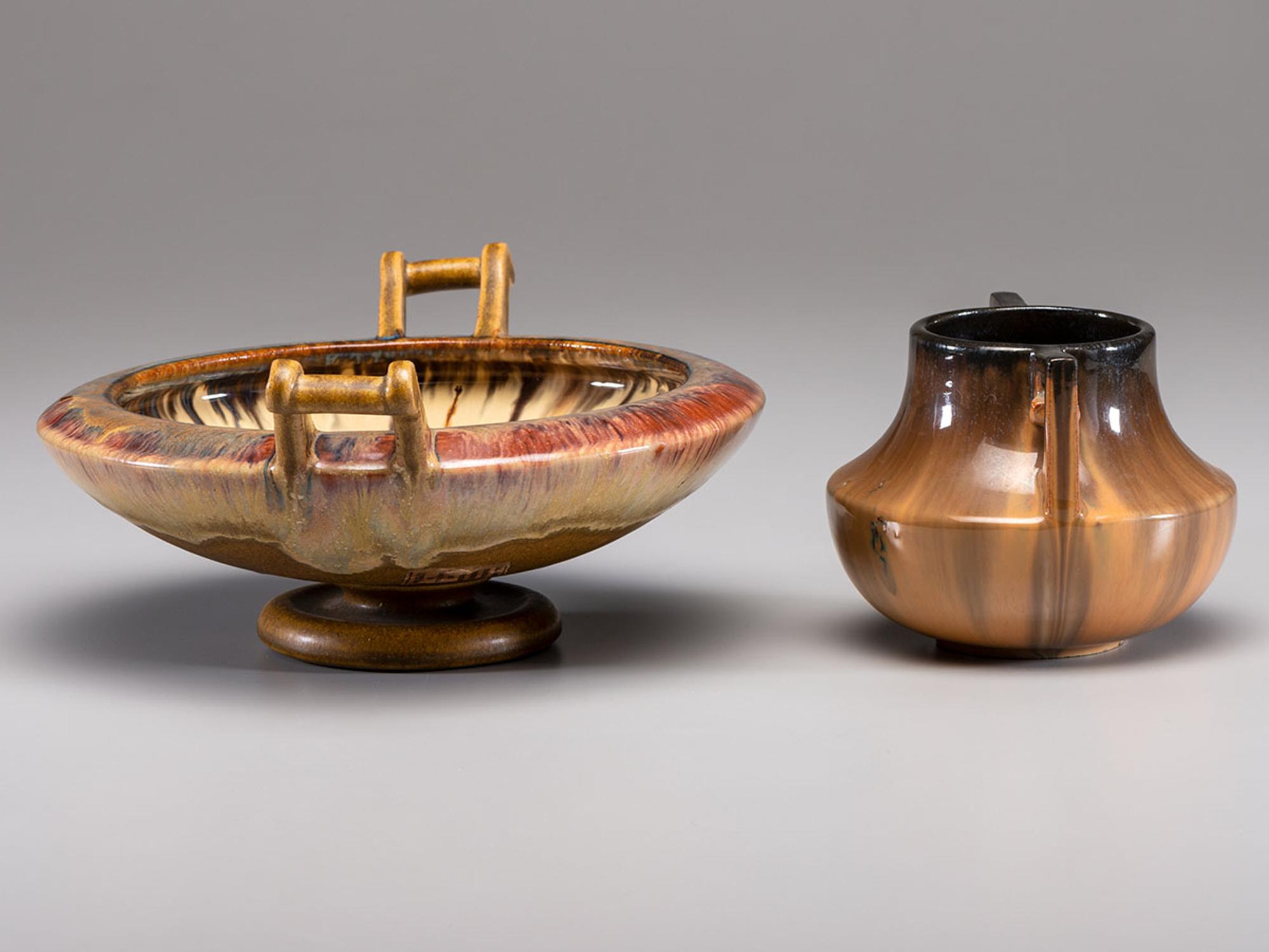 Compote and Vase, circa 1915