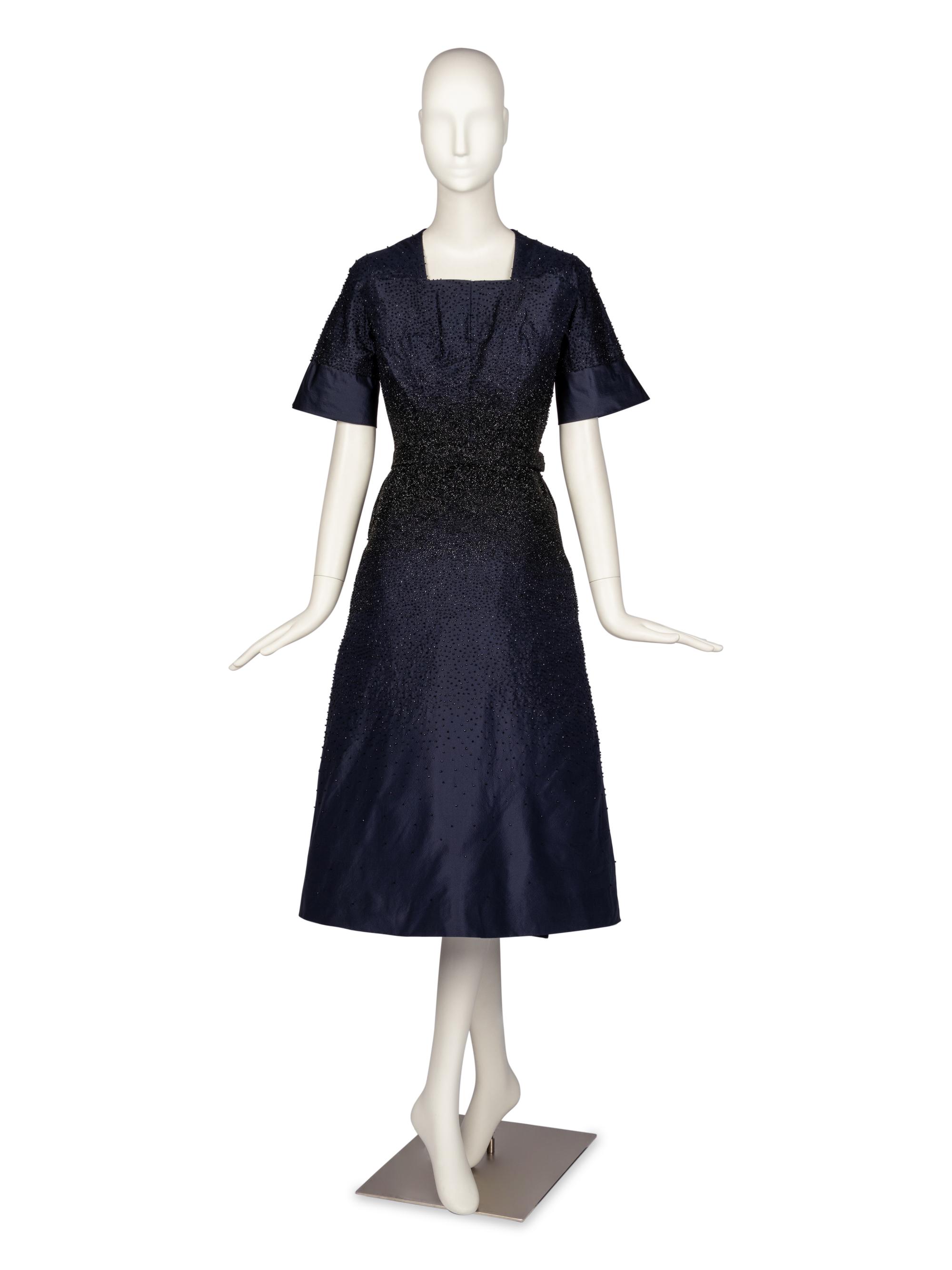Christian Dior Haute Couture Dress with Shoes, 1950s