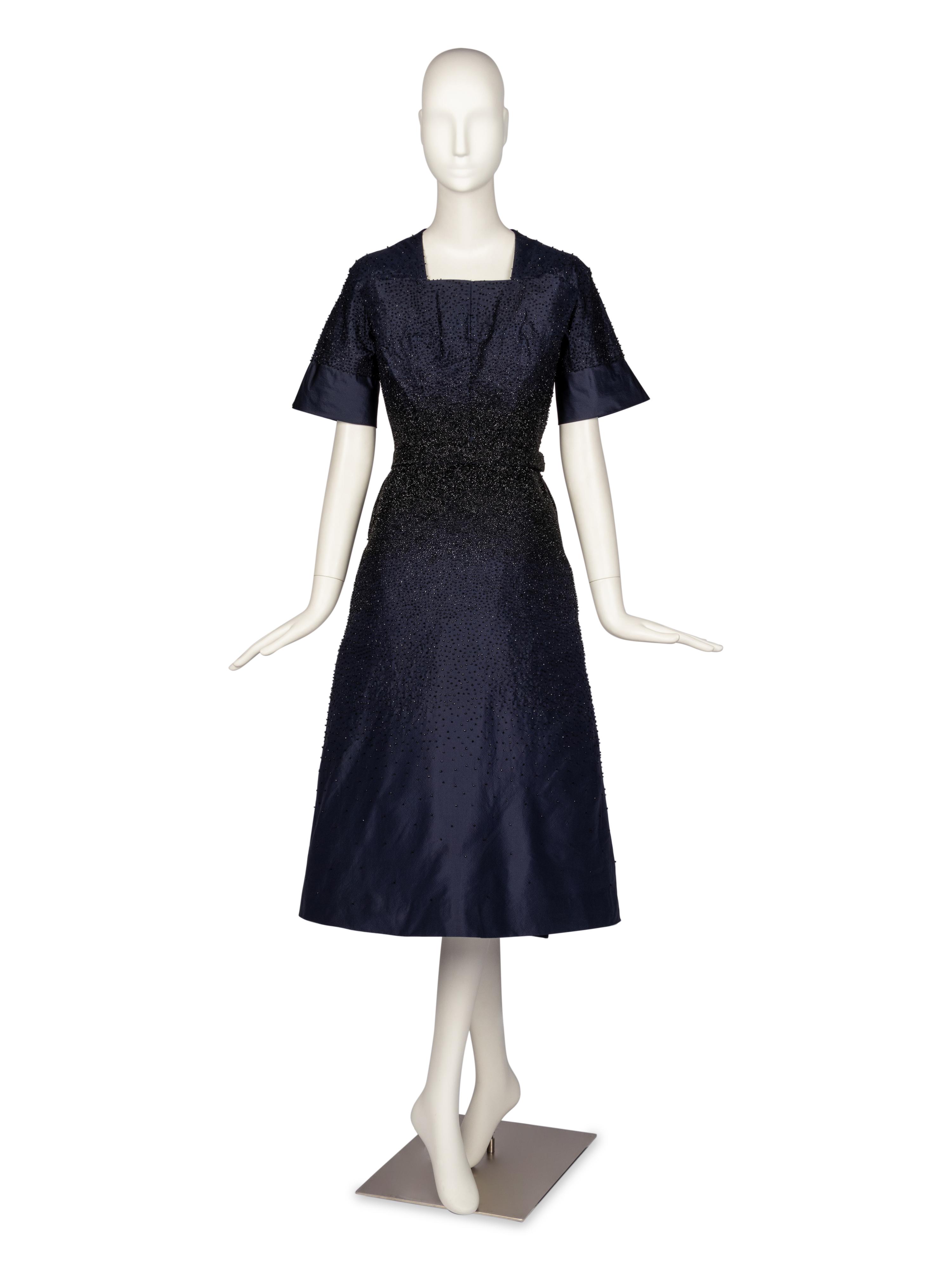 Christian Dior Haute Couture Dress with Shoes, 1950s