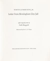 [Limited Editions Club] King, Martin Luther, Jr. Letter From Birmingham City Jail