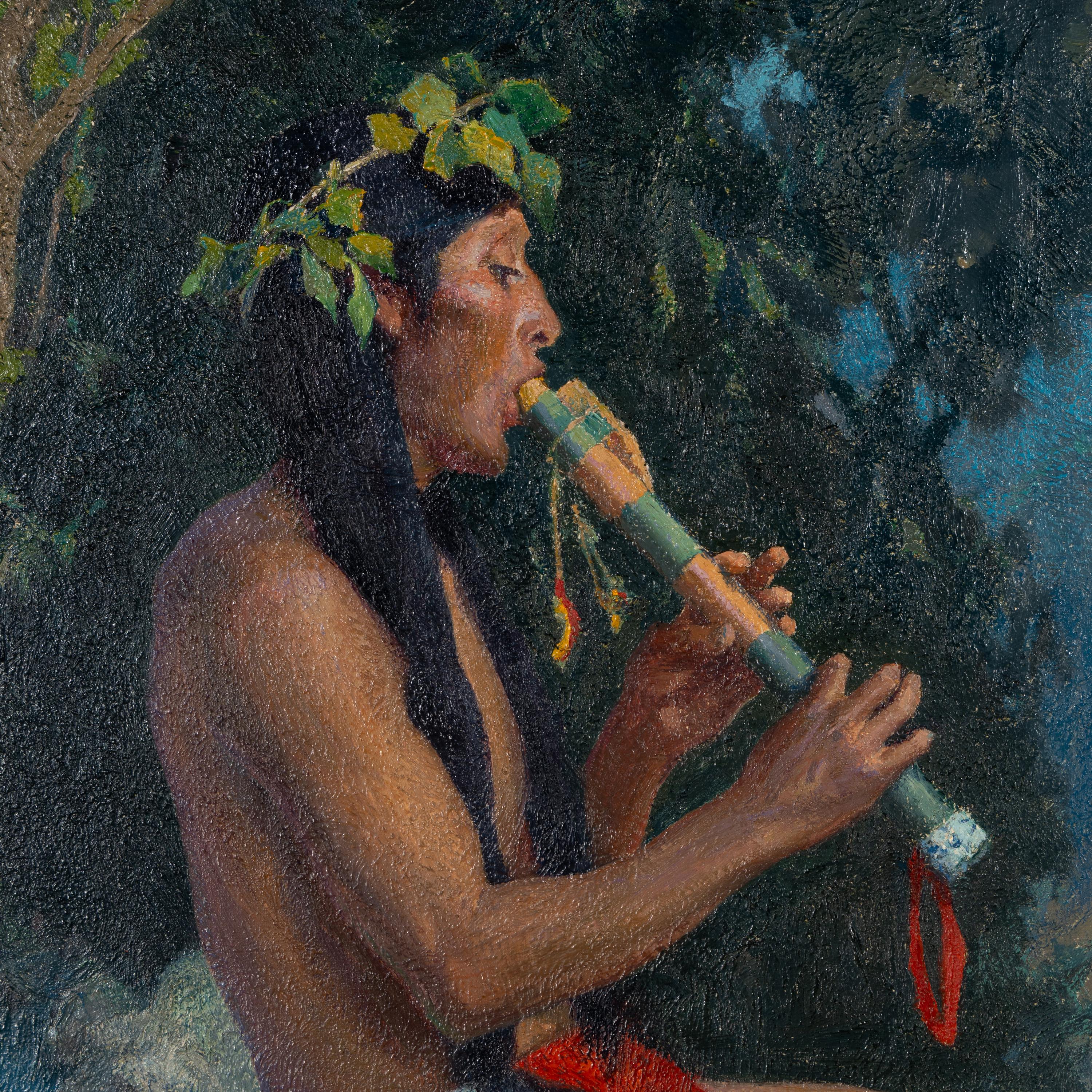 Eanger Irving Couse (American, 1866-1936) — Harmony , 1915