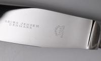 A Georg Jensen Cactus Silver Flatware Service