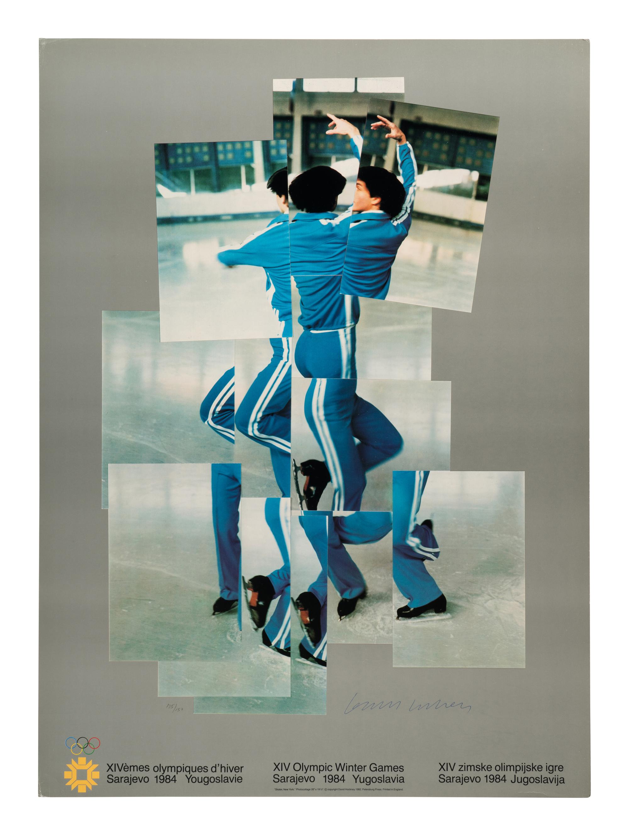 Set of 10 from XIV Olympic Winter Games Sarajevo 1984 , 1983 Including works by David Hockney, Victor Vasarely, Howard Hodgkin, James Rosenquist, and others.