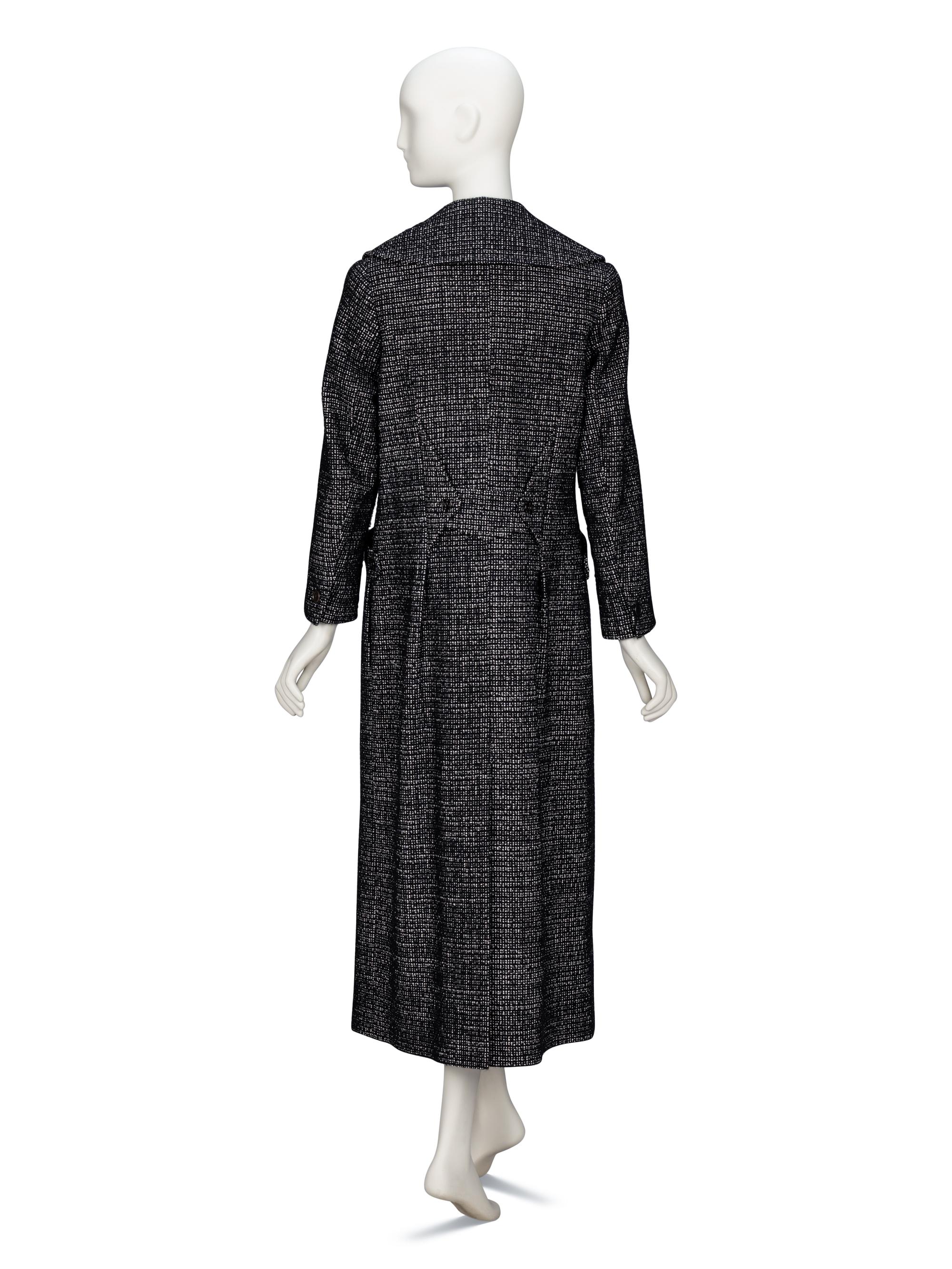 Chanel, Double-Breasted Tweed Coat