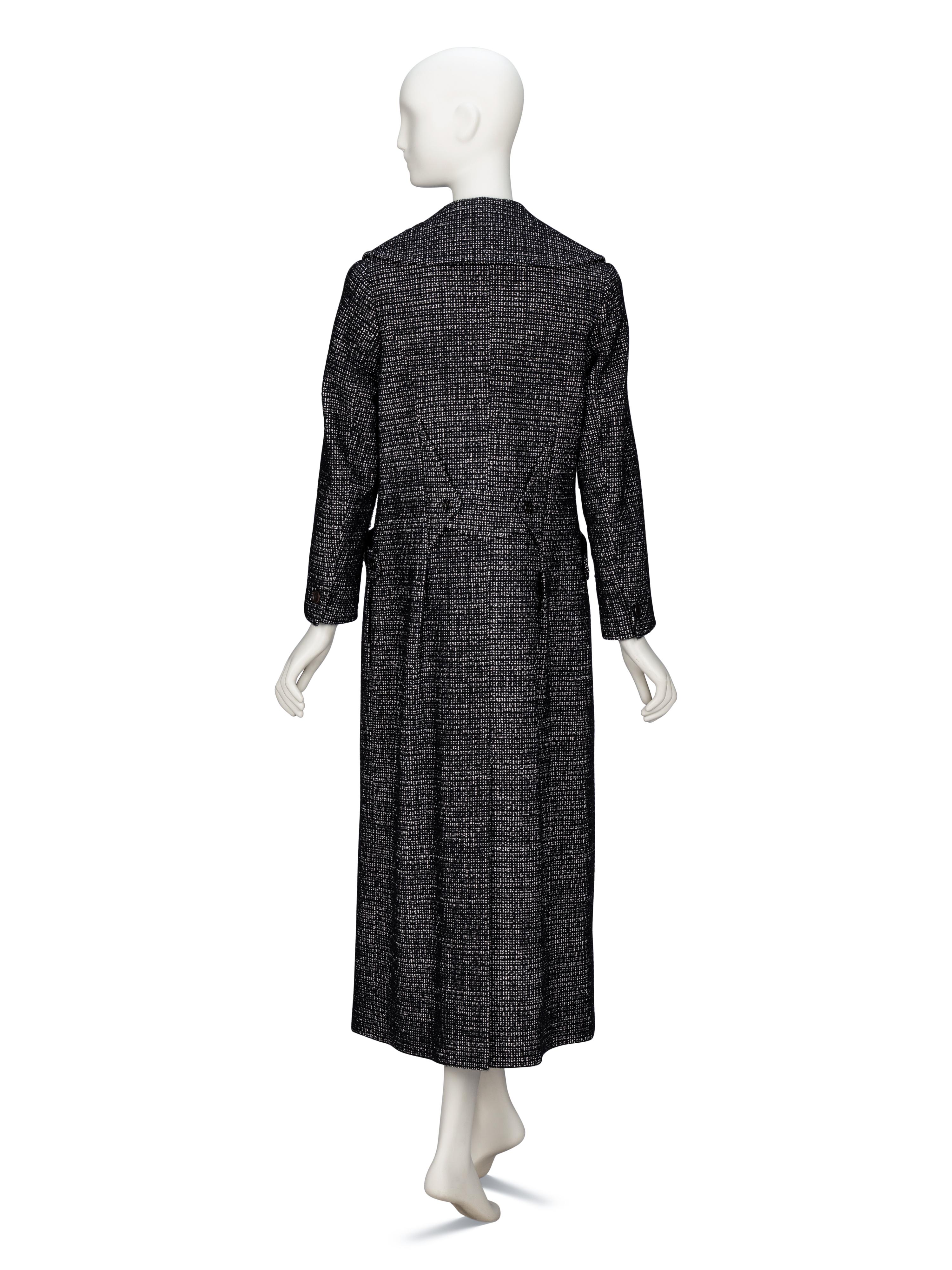 Chanel, Double-Breasted Tweed Coat