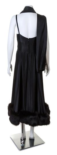 A Pauline Trigere 1960s Black Silk Dress,