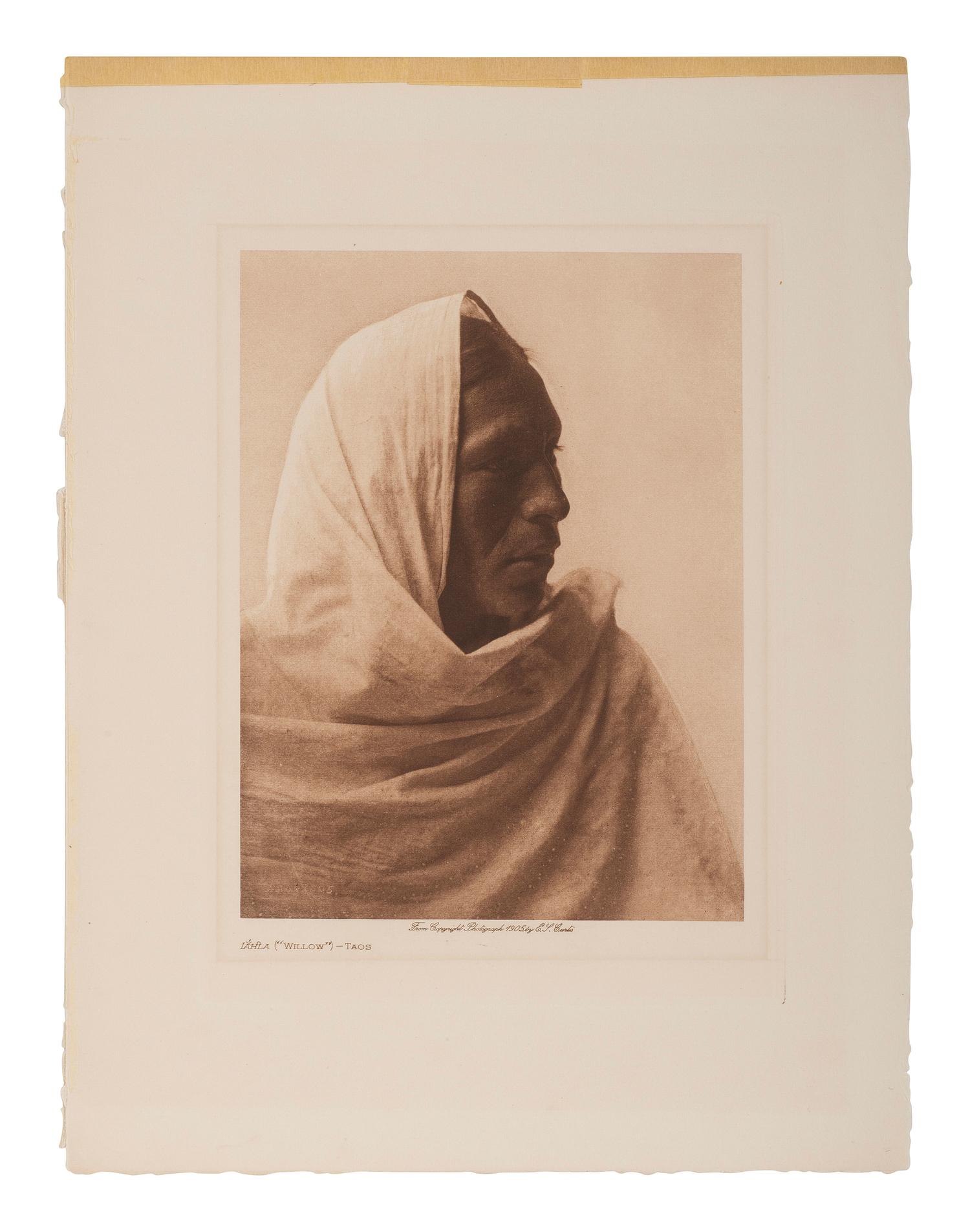 CURTIS, Edward (1868-1952).13 volume photogravures of Native American subjects, incl. Chief Joseph.