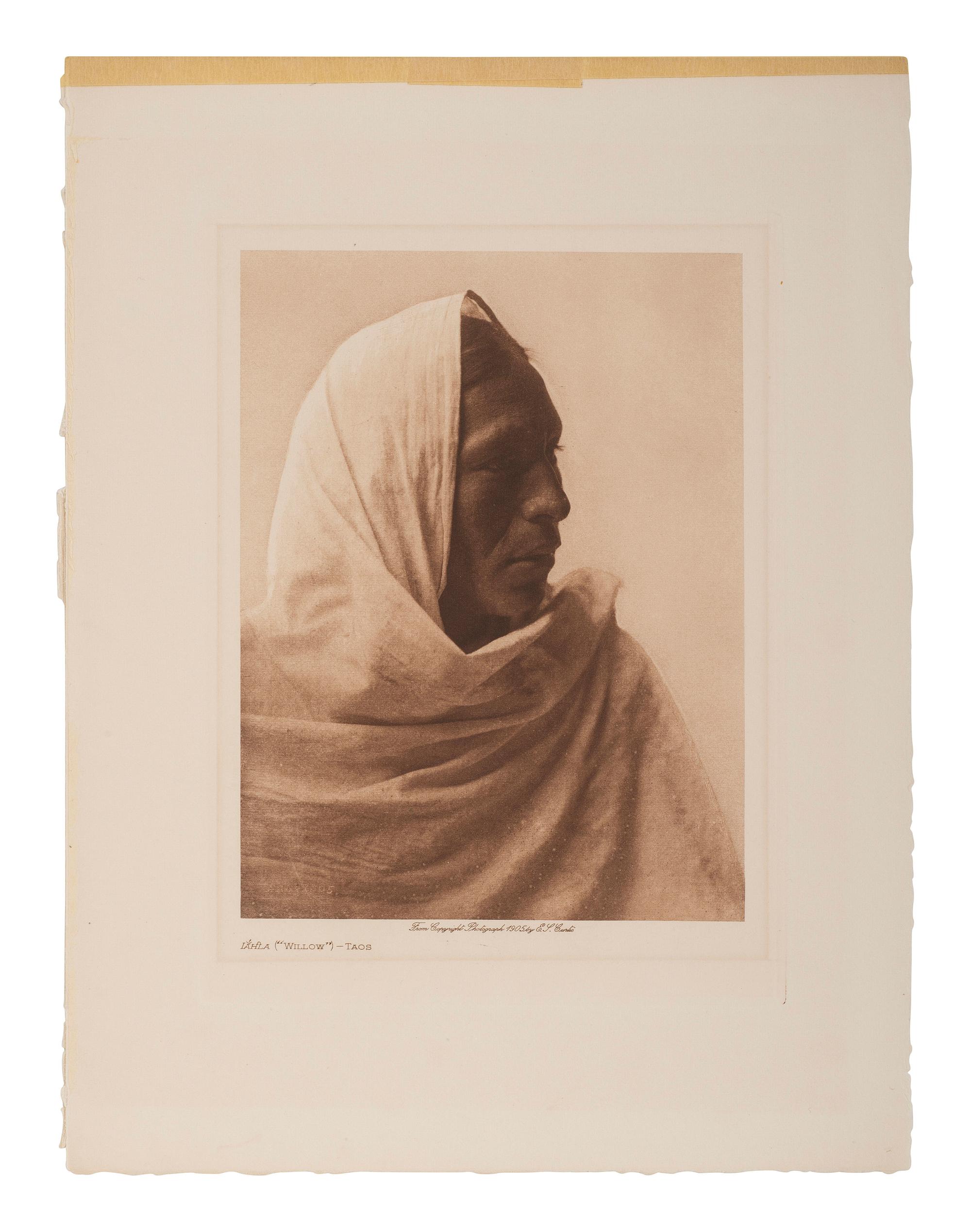 CURTIS, Edward (1868-1952).13 volume photogravures of Native American subjects, incl. Chief Joseph.