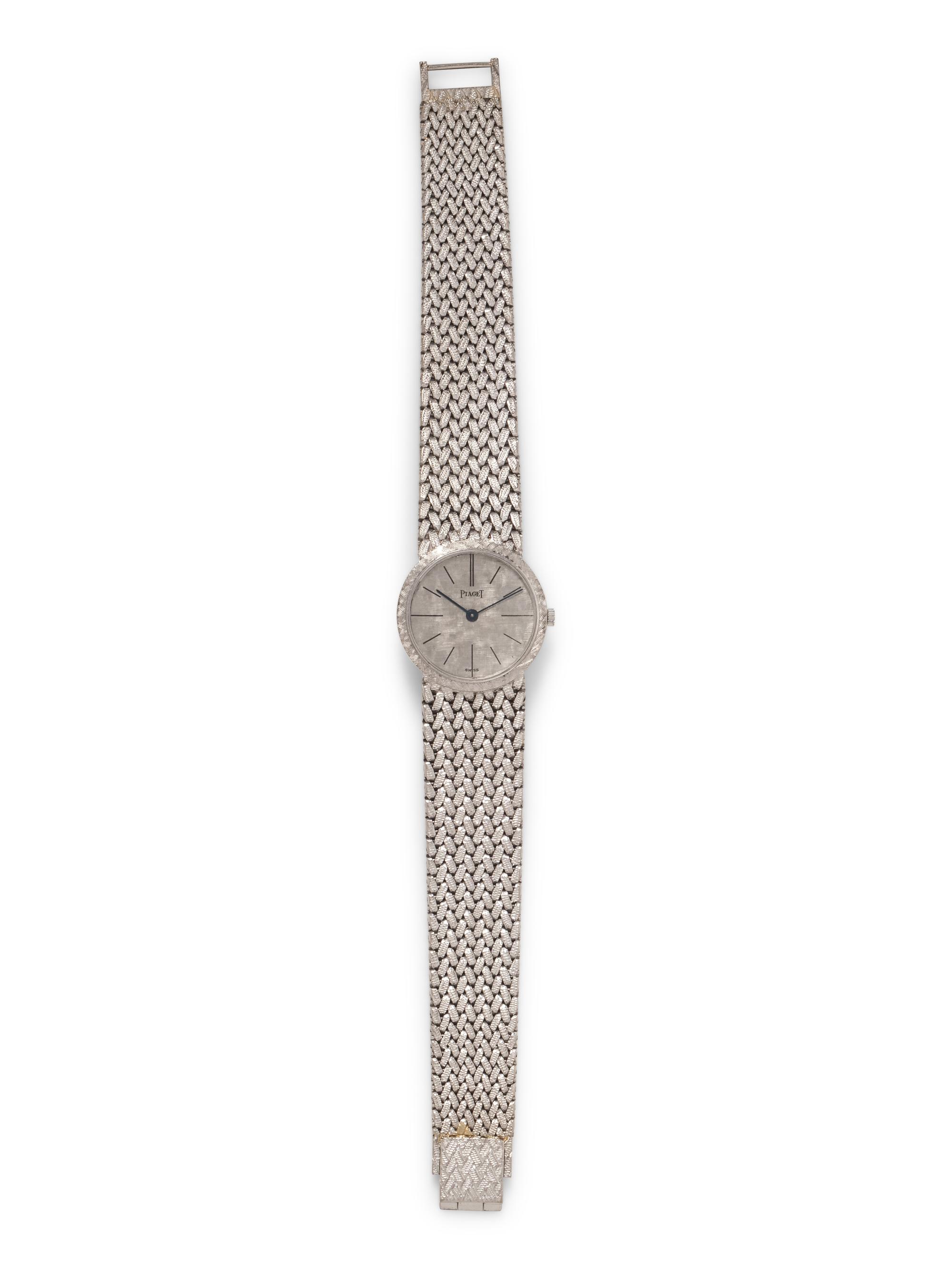 PIAGET, 18K WHITE GOLD WRISTWATCH