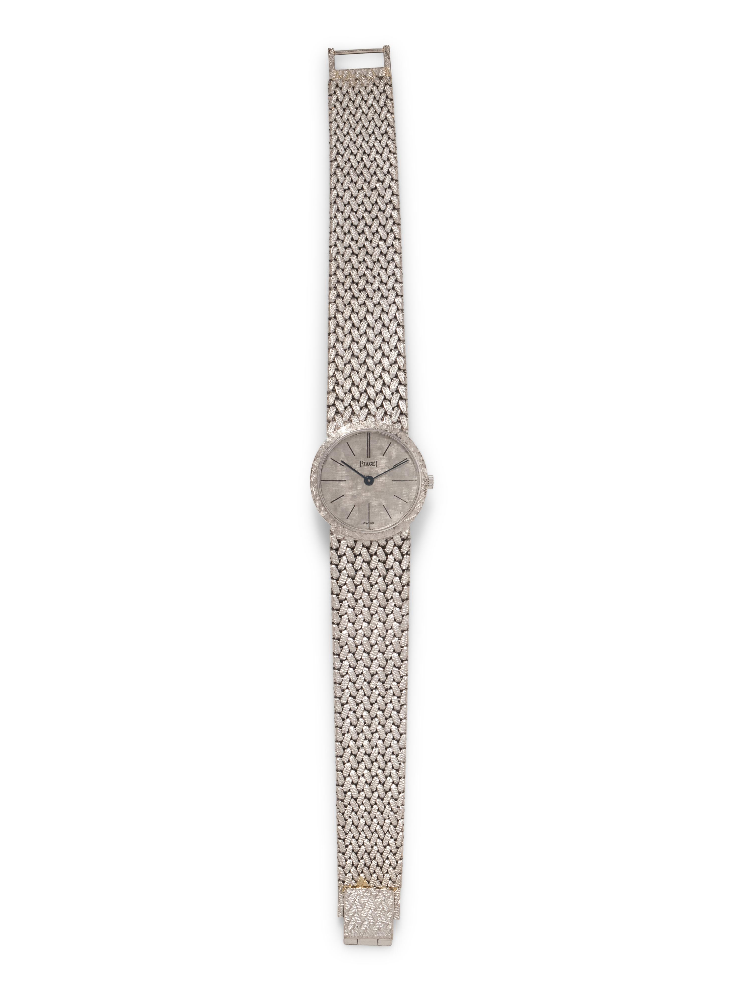 PIAGET, 18K WHITE GOLD WRISTWATCH
